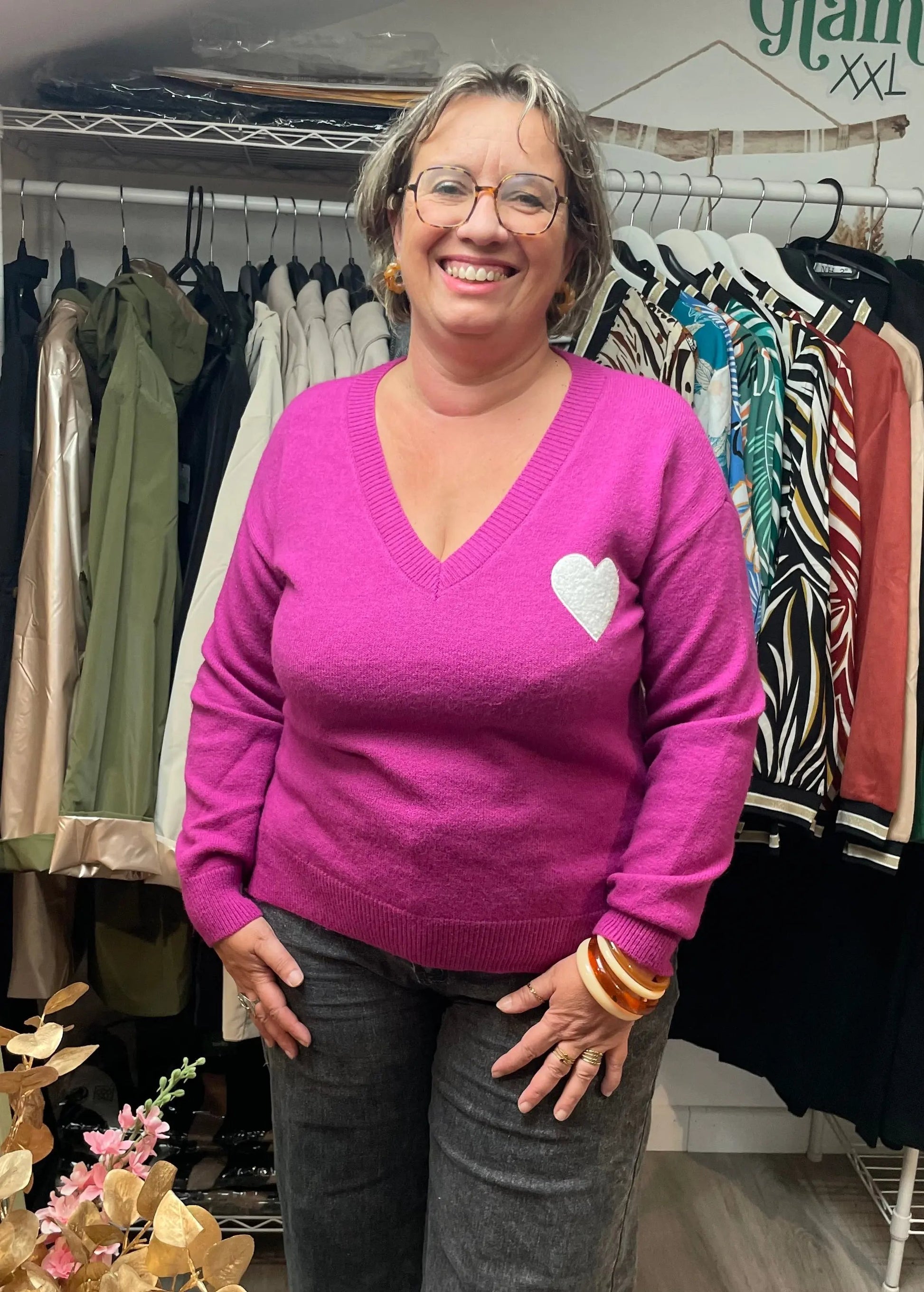 Pull coeur - Tulipier PARIS & MOI