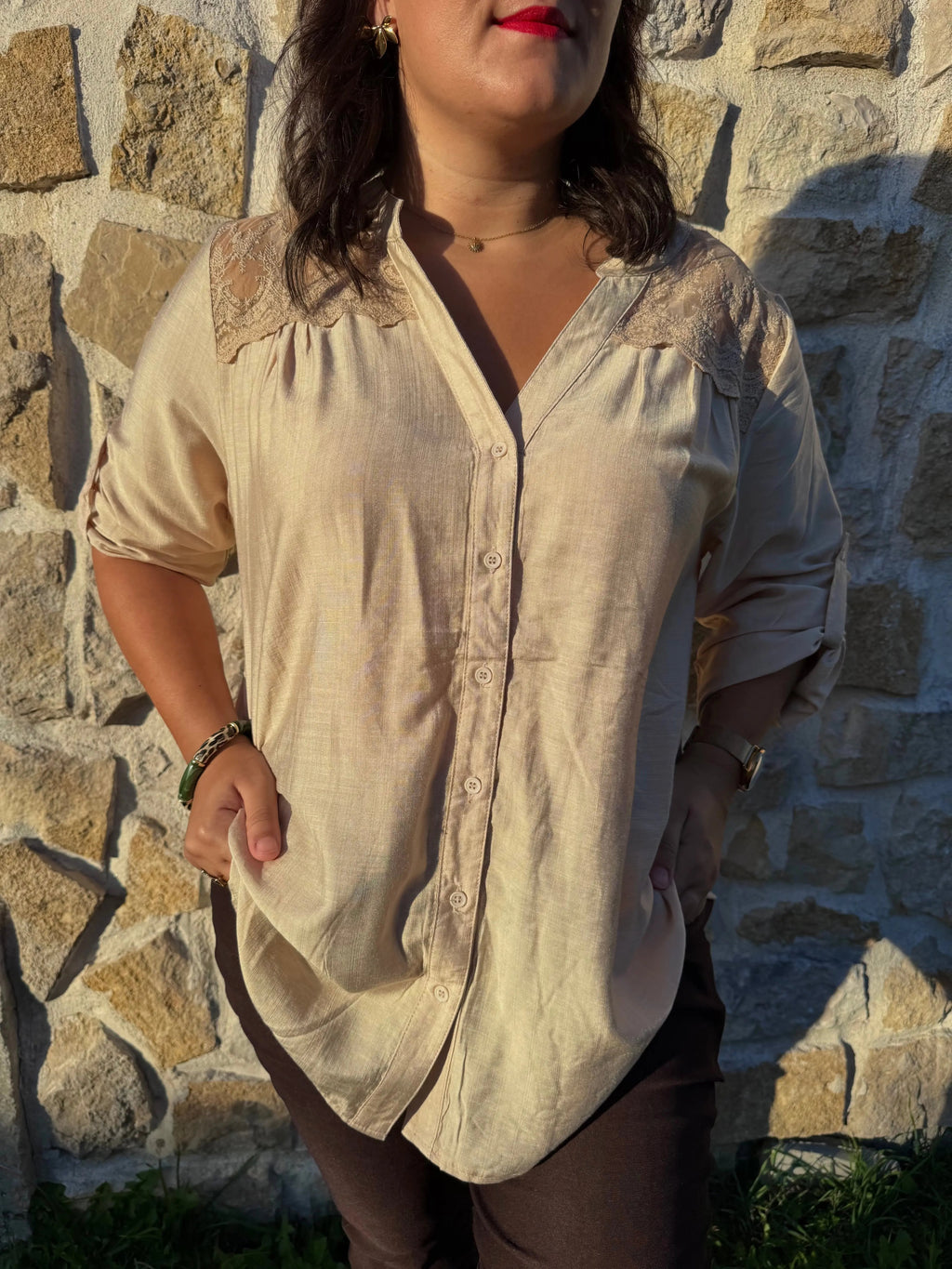 Blouse dentelle - Anna NH-3