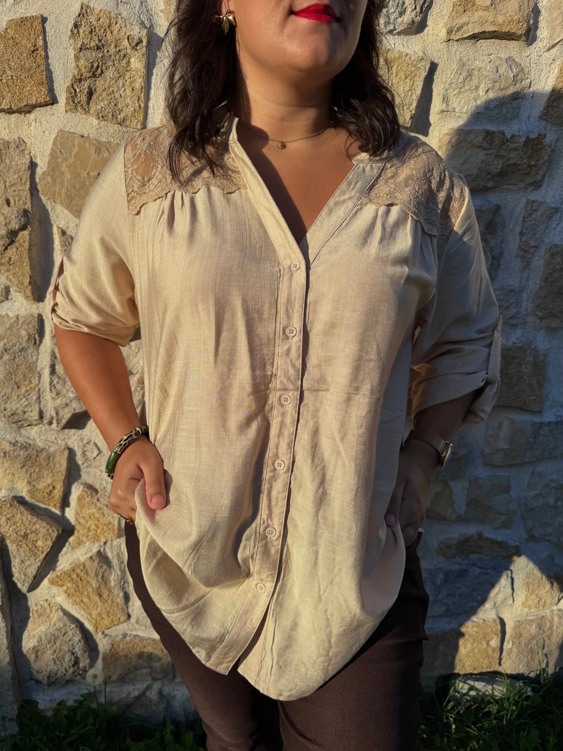 Blouse dentelle - Anna NH-3