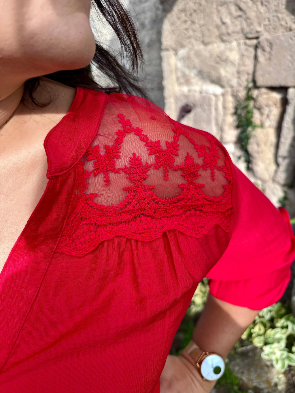 Blouse dentelle - Anna NH-3