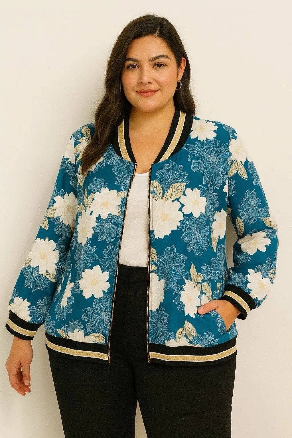 Bombers fleuri - Bali LANCOSTYLE