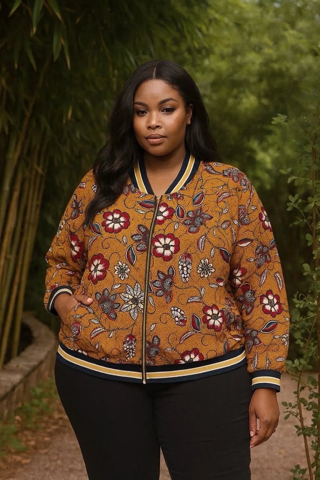 Bombers fleuri - Bali LANCOSTYLE