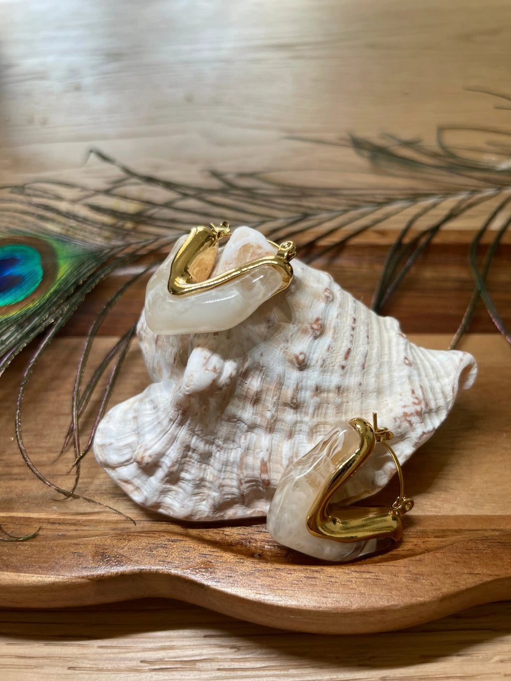 Boucle d'oreille Capucine COSMOS