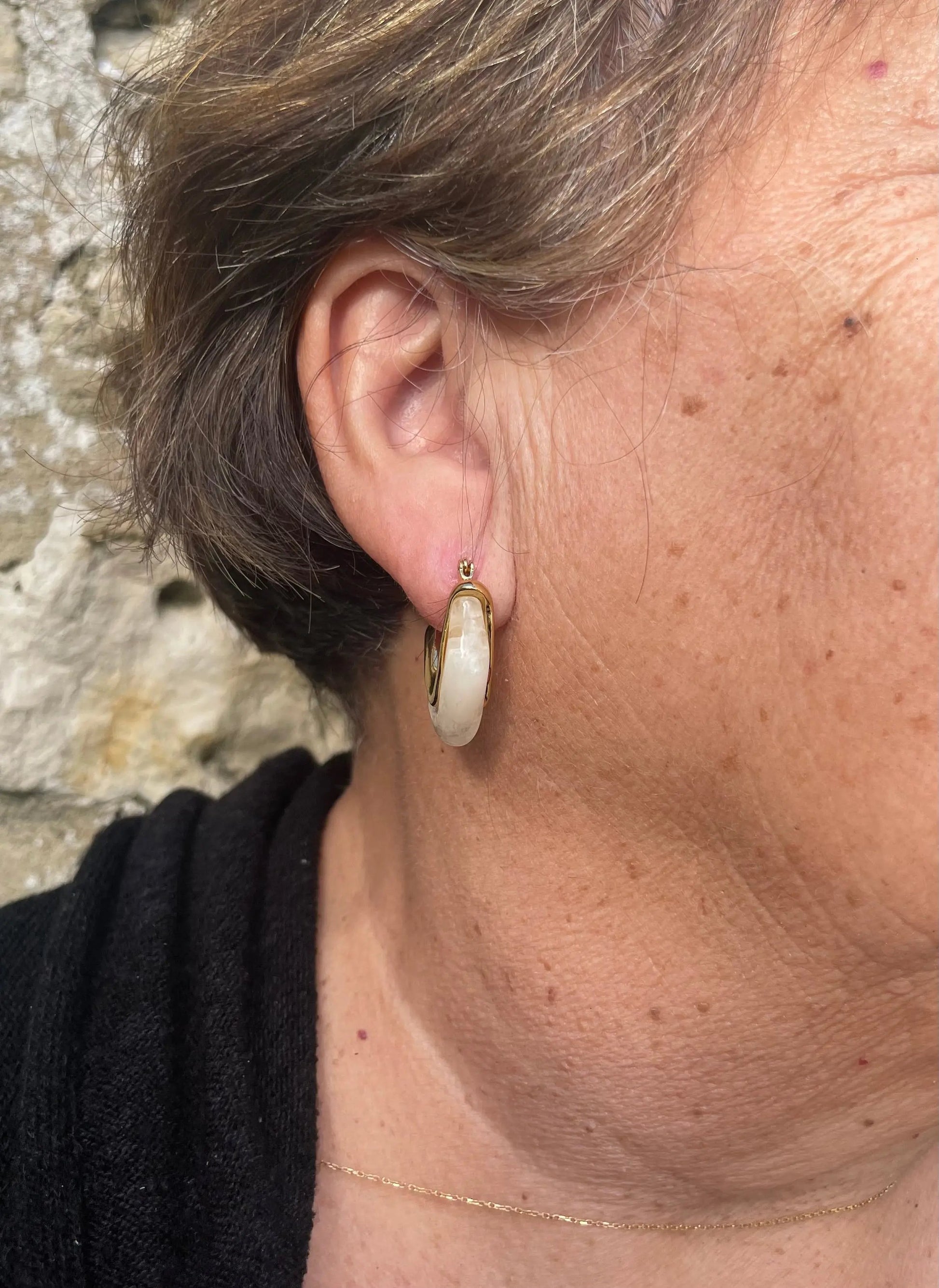 Boucle d'oreille Capucine COSMOS