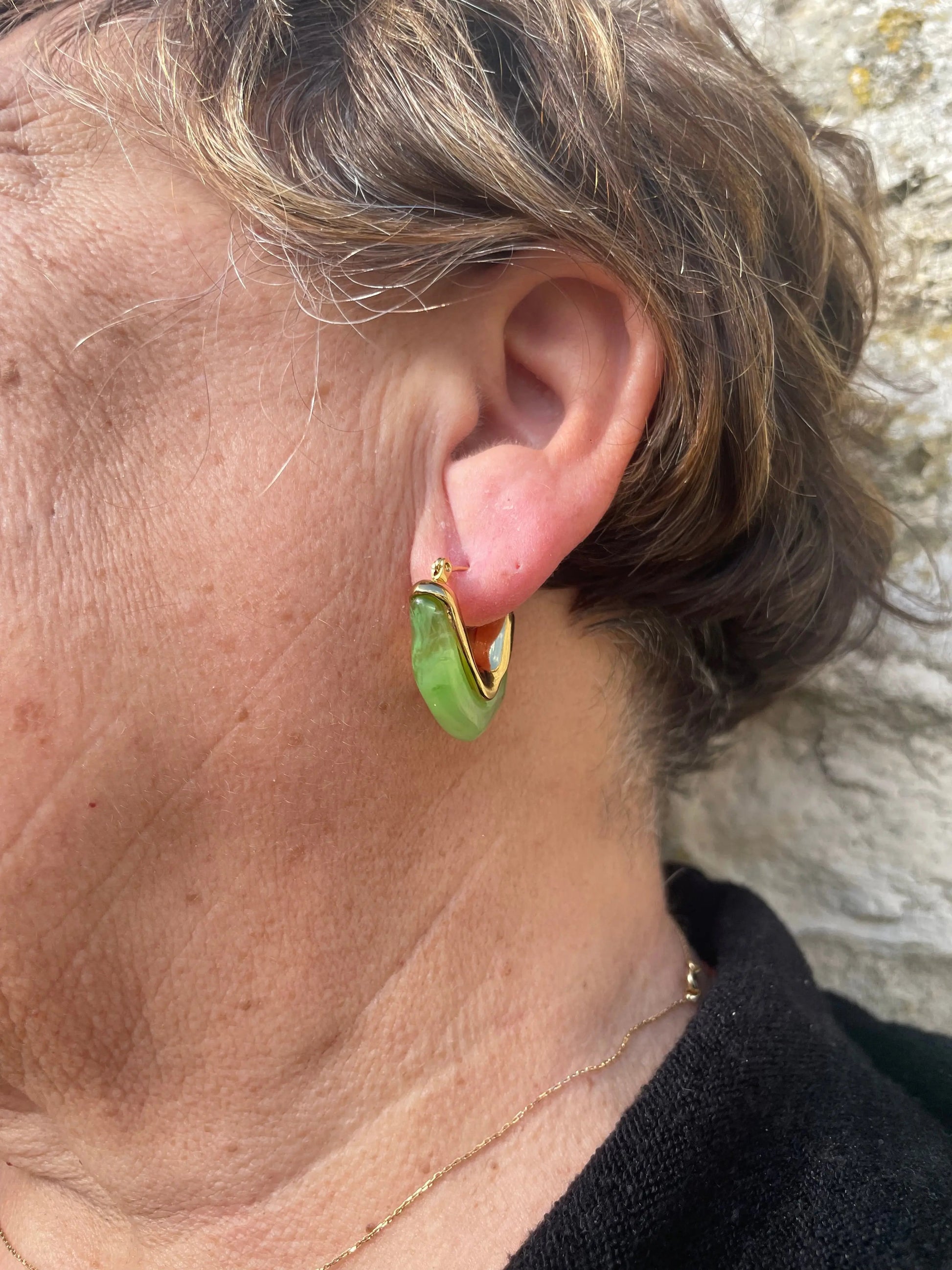 Boucle d'oreille Capucine COSMOS