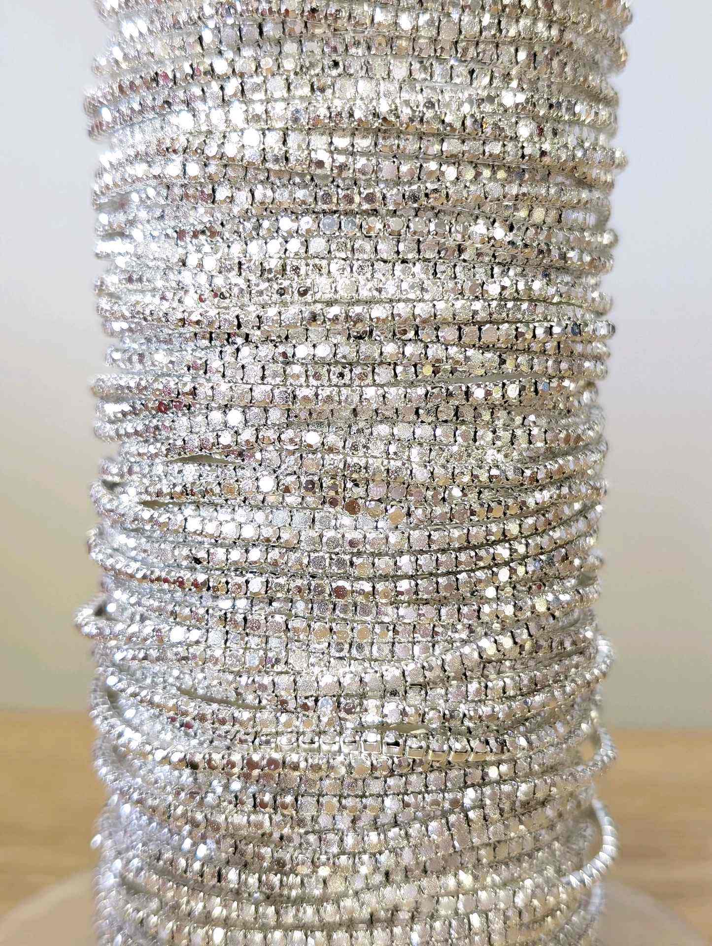 Bracelet à strass argenté fin - Esmé