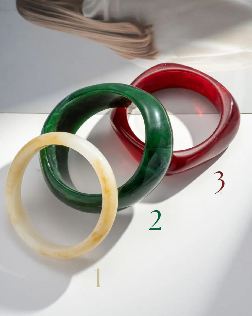 Bracelet jonc en résine - Agave COSMOS