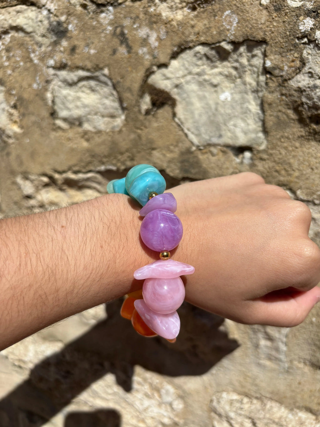 Bracelet - Azur (arc-en-ciel)