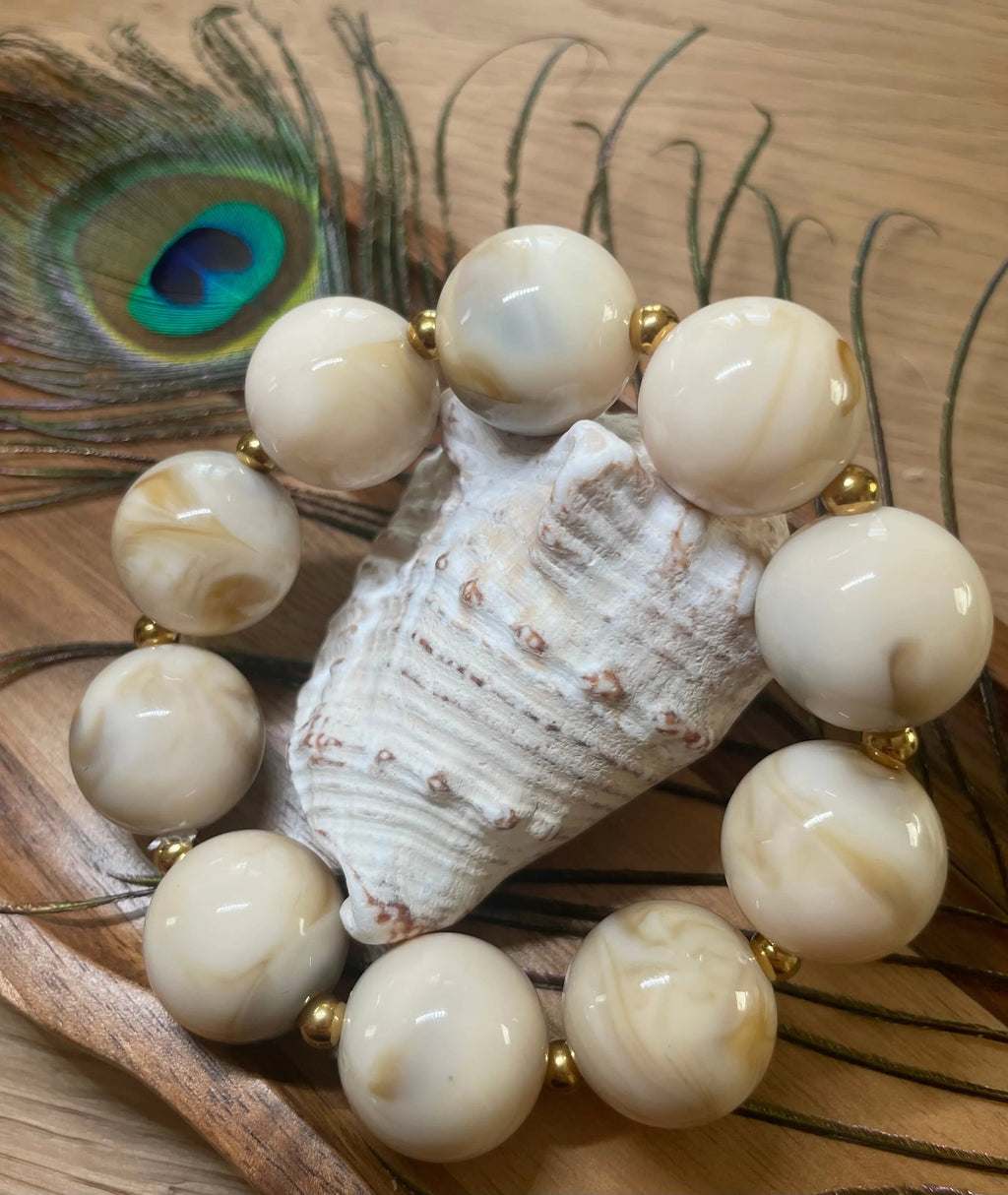 Bracelet jonc résine - Crocus COSMOS