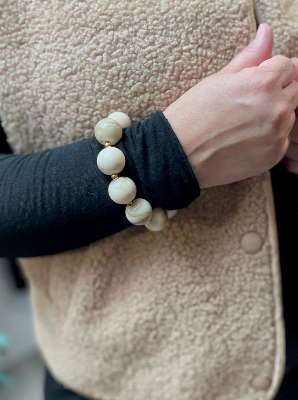 Bracelet jonc résine - Crocus COSMOS