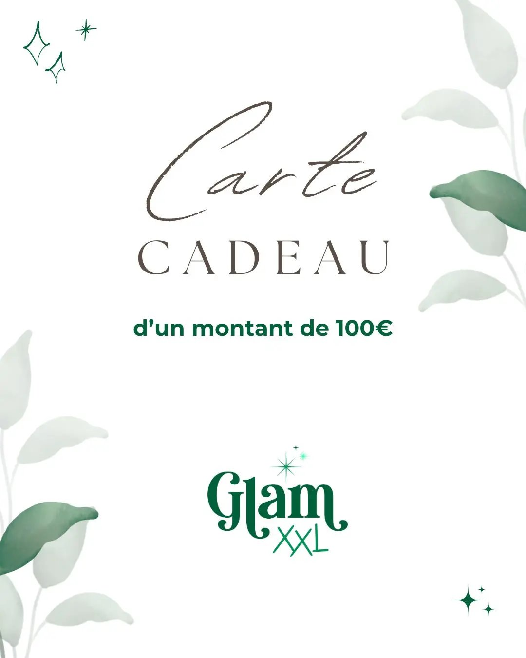 Carte Cadeau Glam' XXL Ma boutique