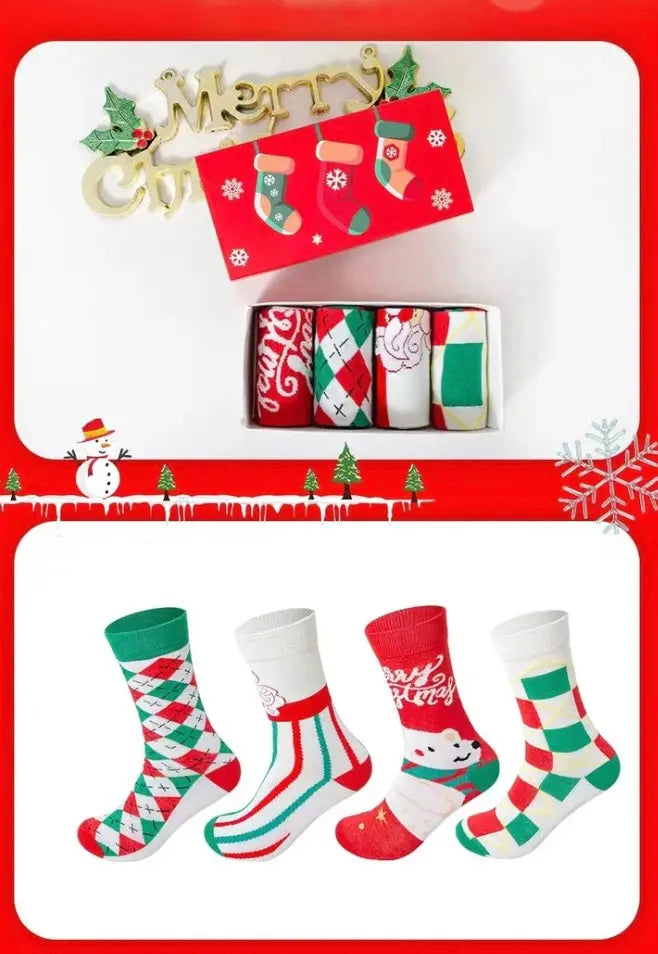 Chaussettes de Noël - Mère Noël FENG HUN