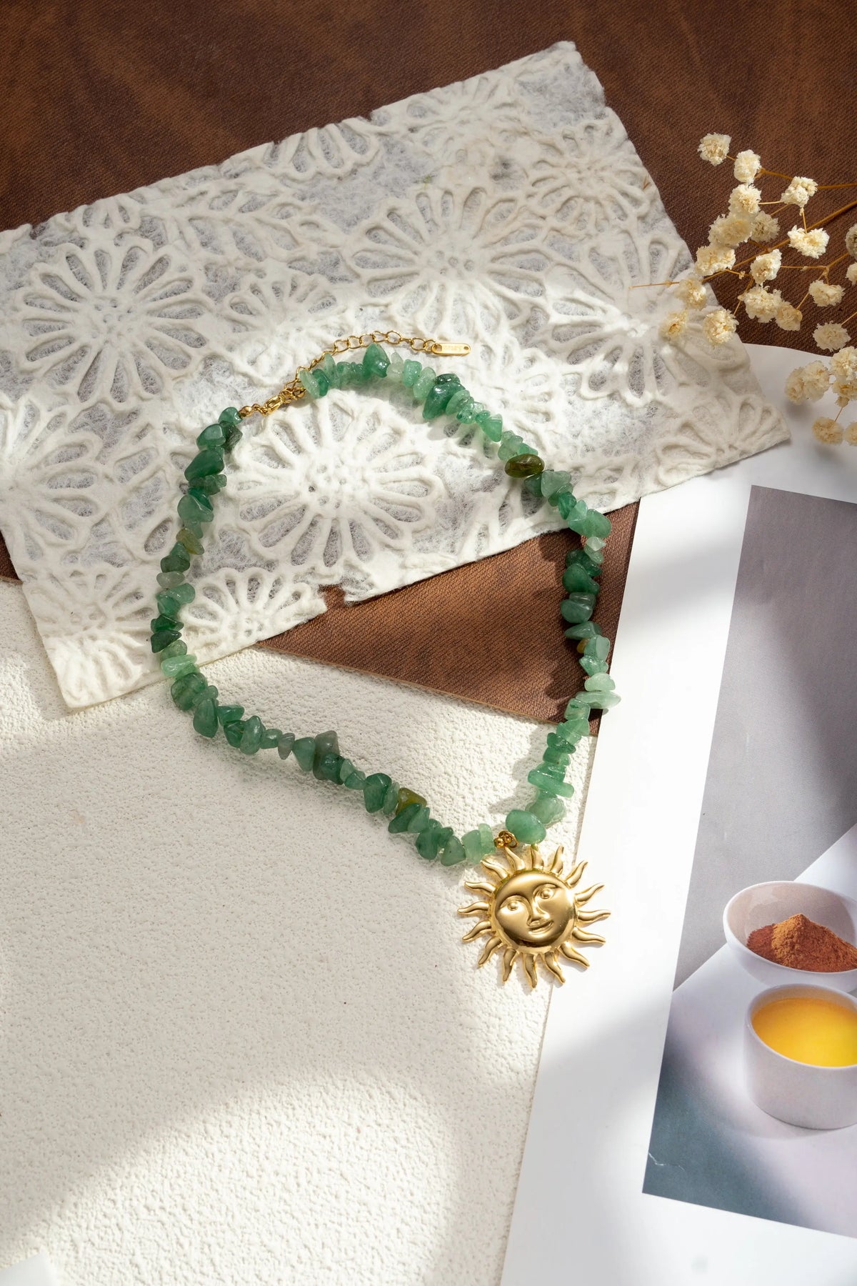 Collier aventurine - Vesta