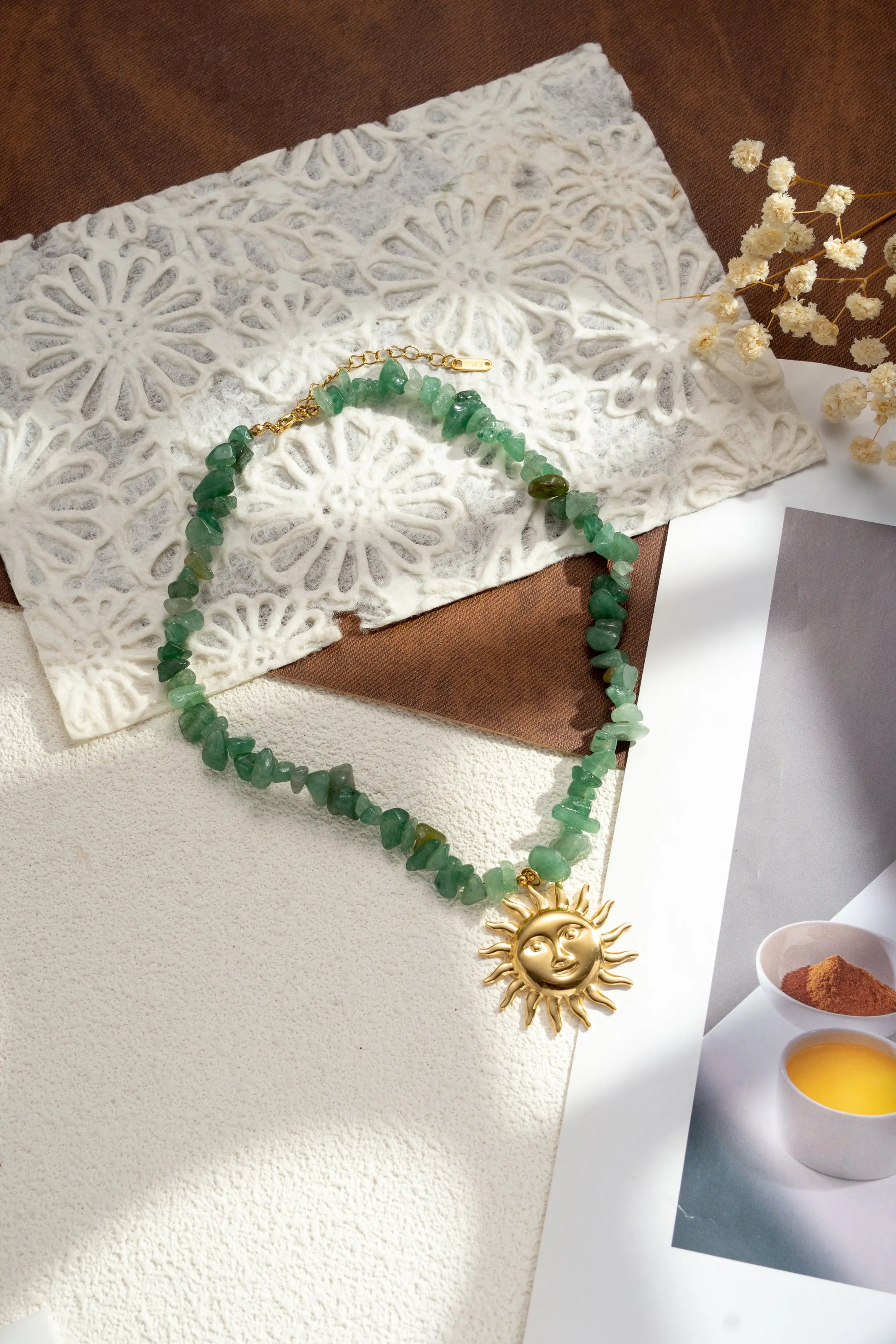 Collier aventurine - Vesta