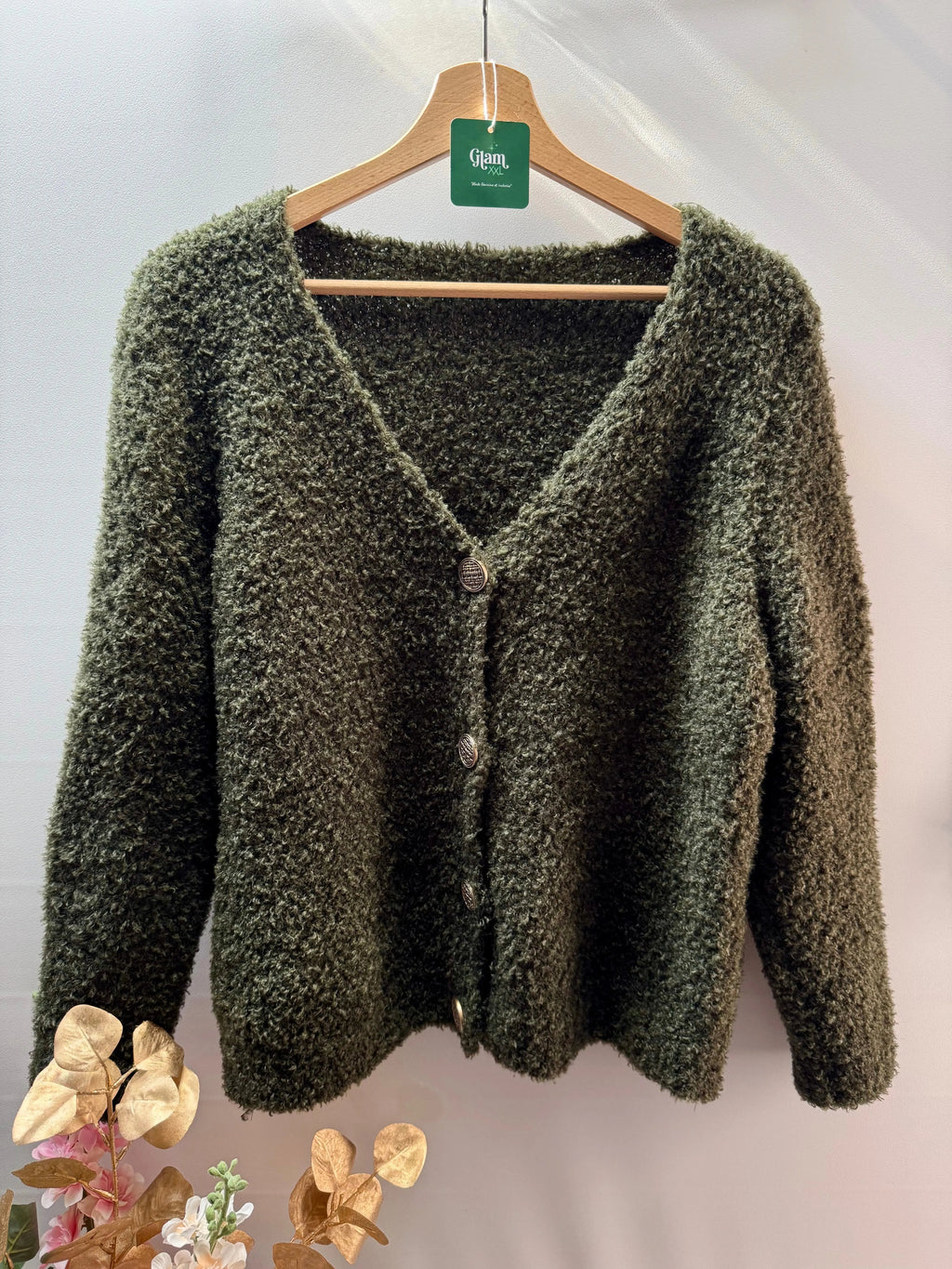 Gilet à manches longues mohair - Hématite LUIZACCO