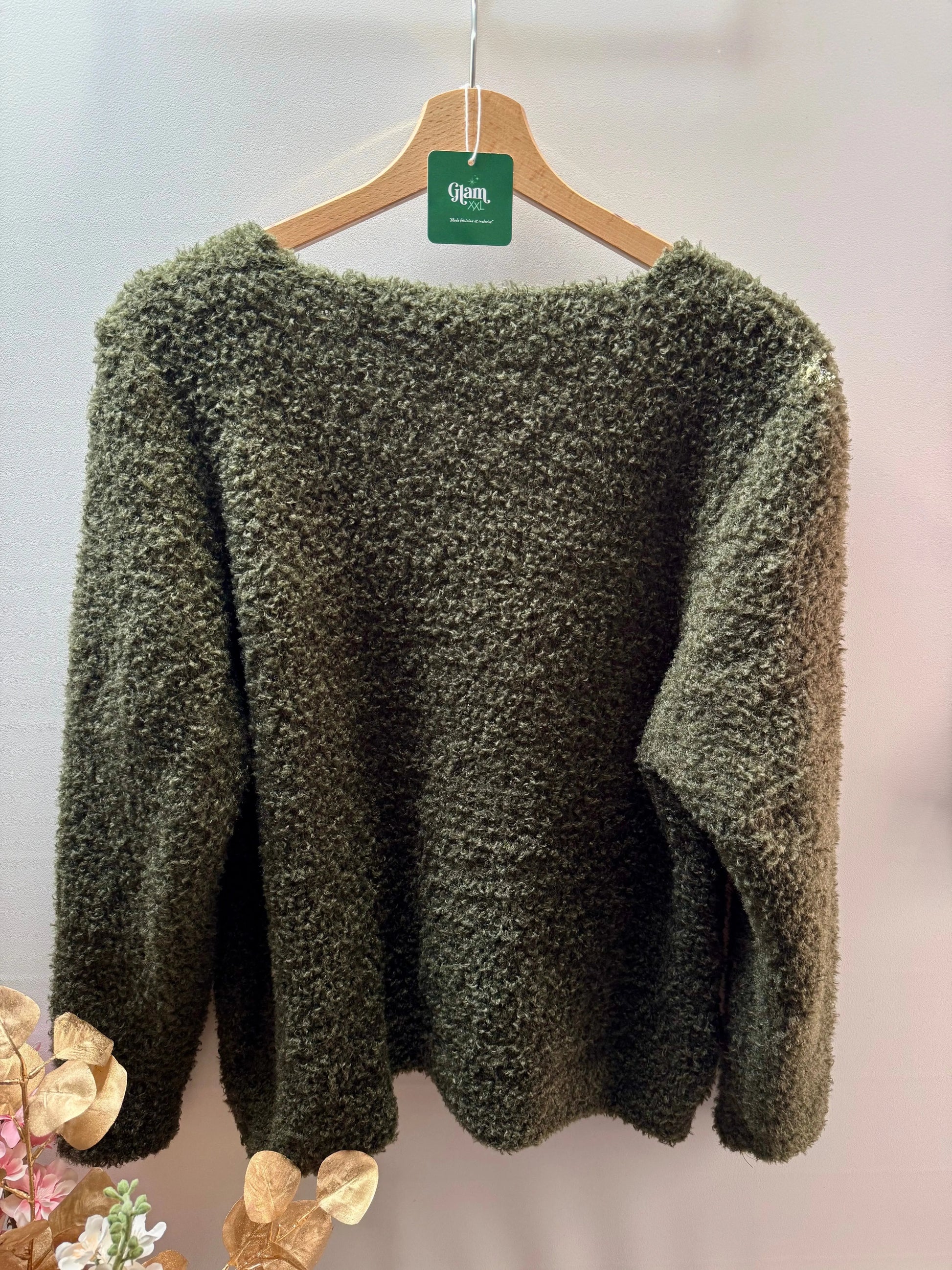 Gilet à manches longues mohair - Hématite LUIZACCO