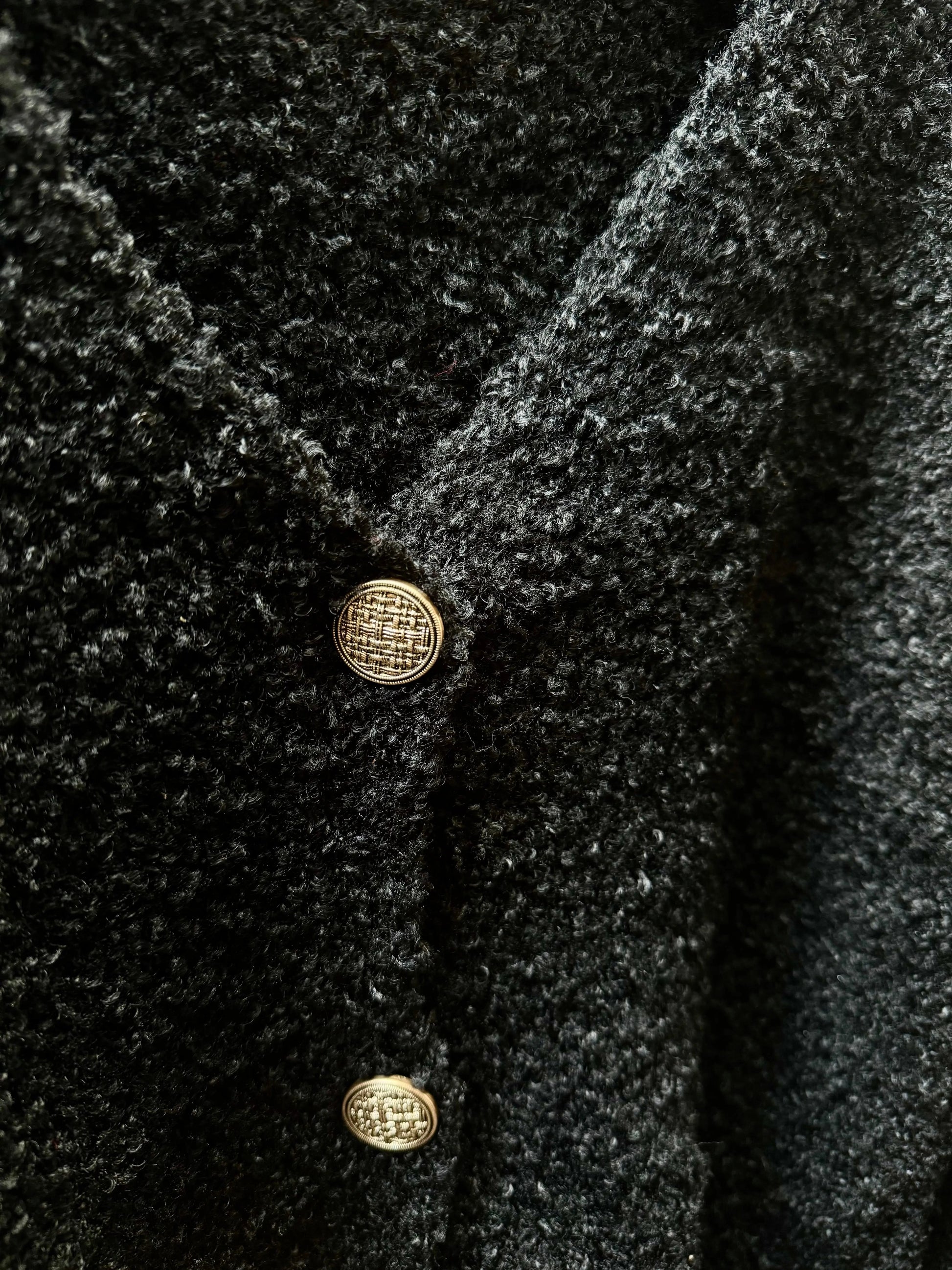 Gilet à manches longues mohair - Hématite LUIZACCO