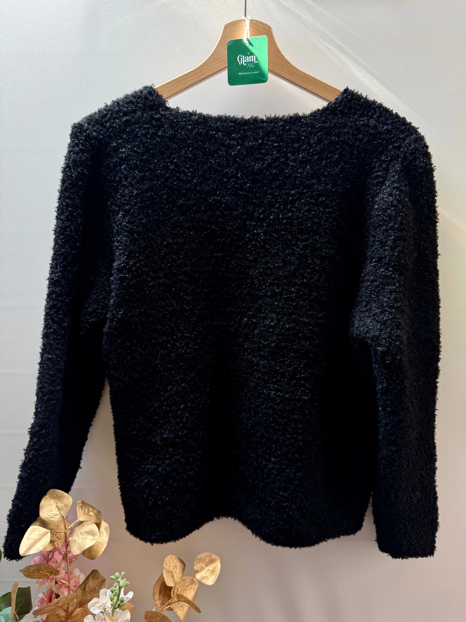 Gilet à manches longues mohair - Hématite LUIZACCO