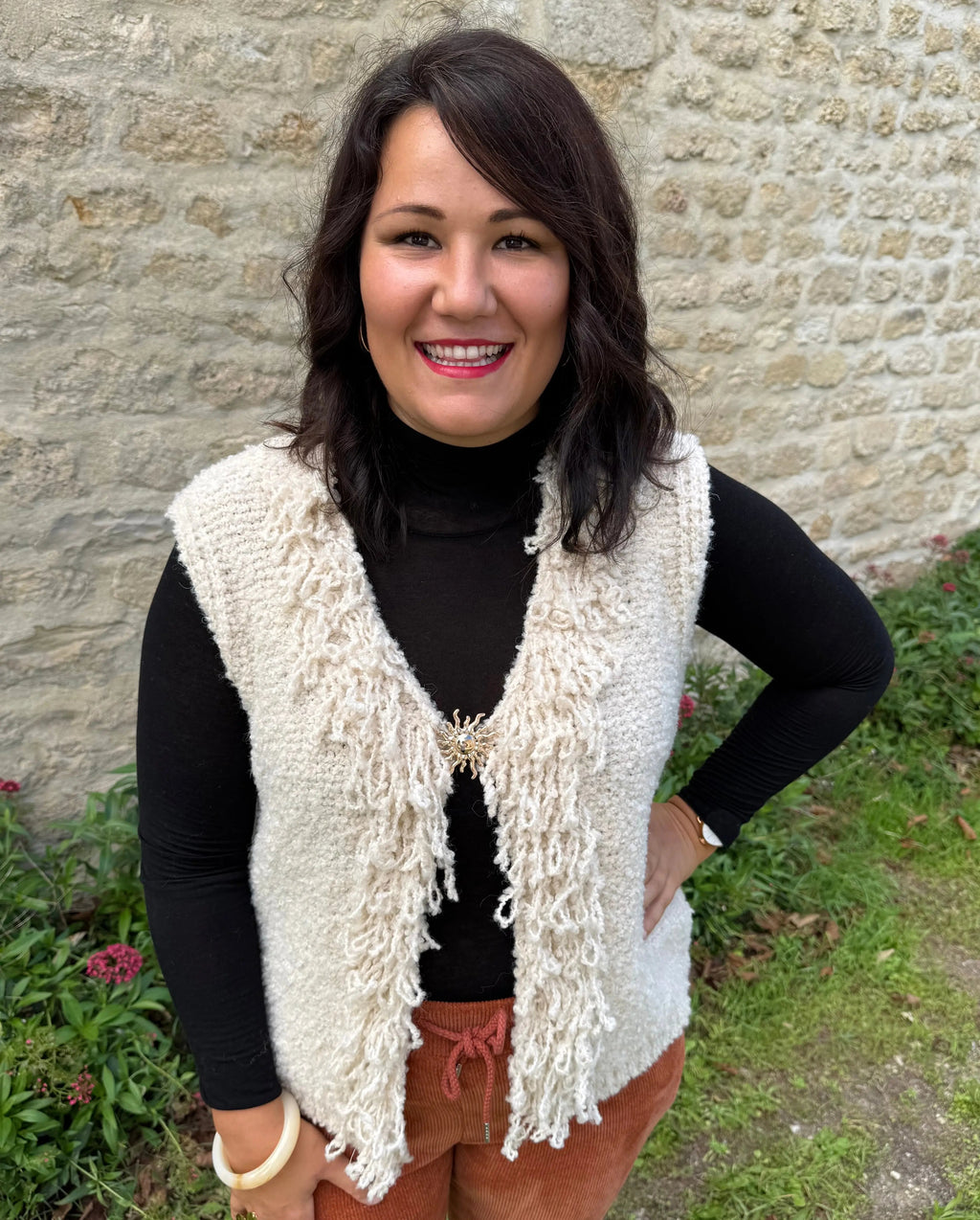 Gilet sans manche - Opale LUIZACCO