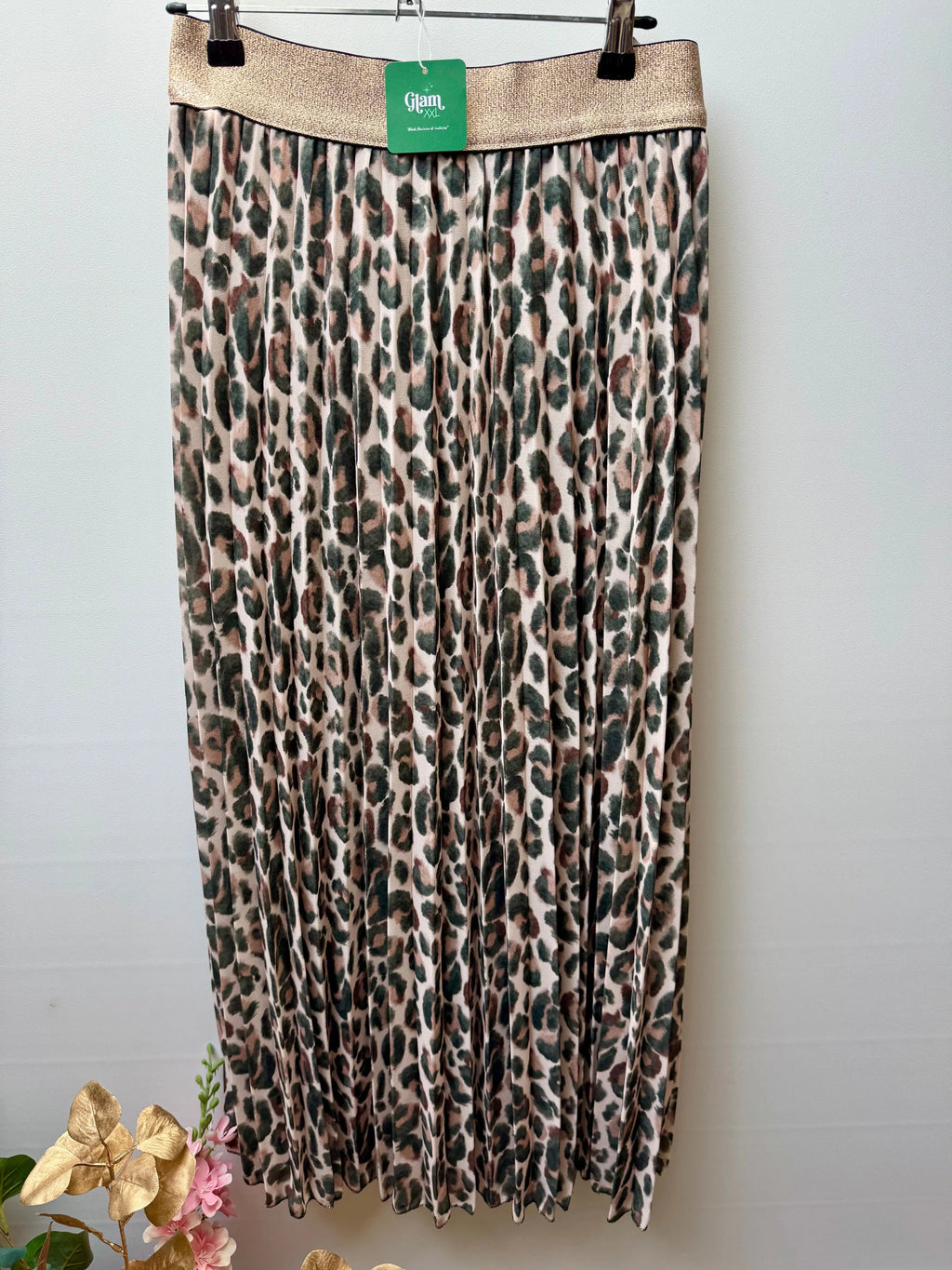 Jupe longue plissée - Nacre LUIZACCO