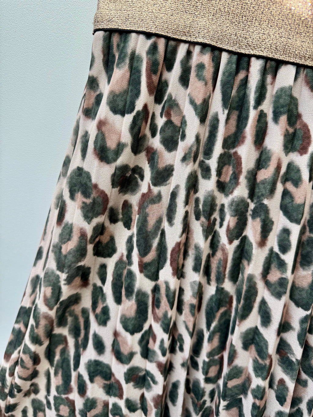 Jupe longue plissée - Nacre LUIZACCO