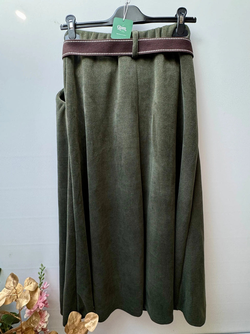 Jupe longue velours côtelée - Jade LUIZACCO