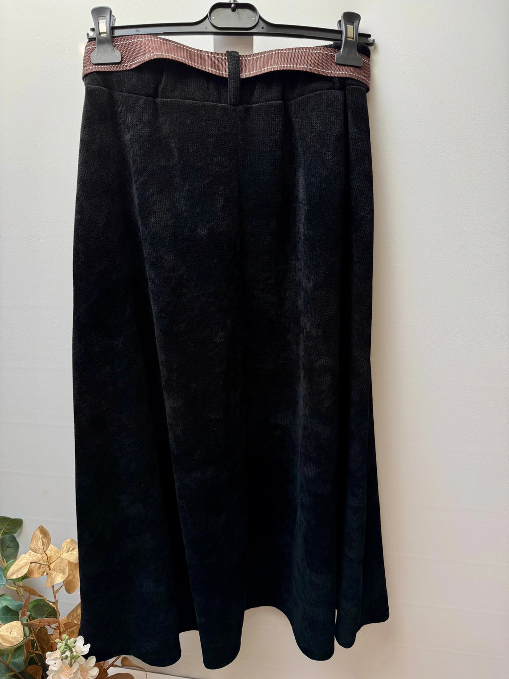 Jupe longue velours côtelée - Jade LUIZACCO