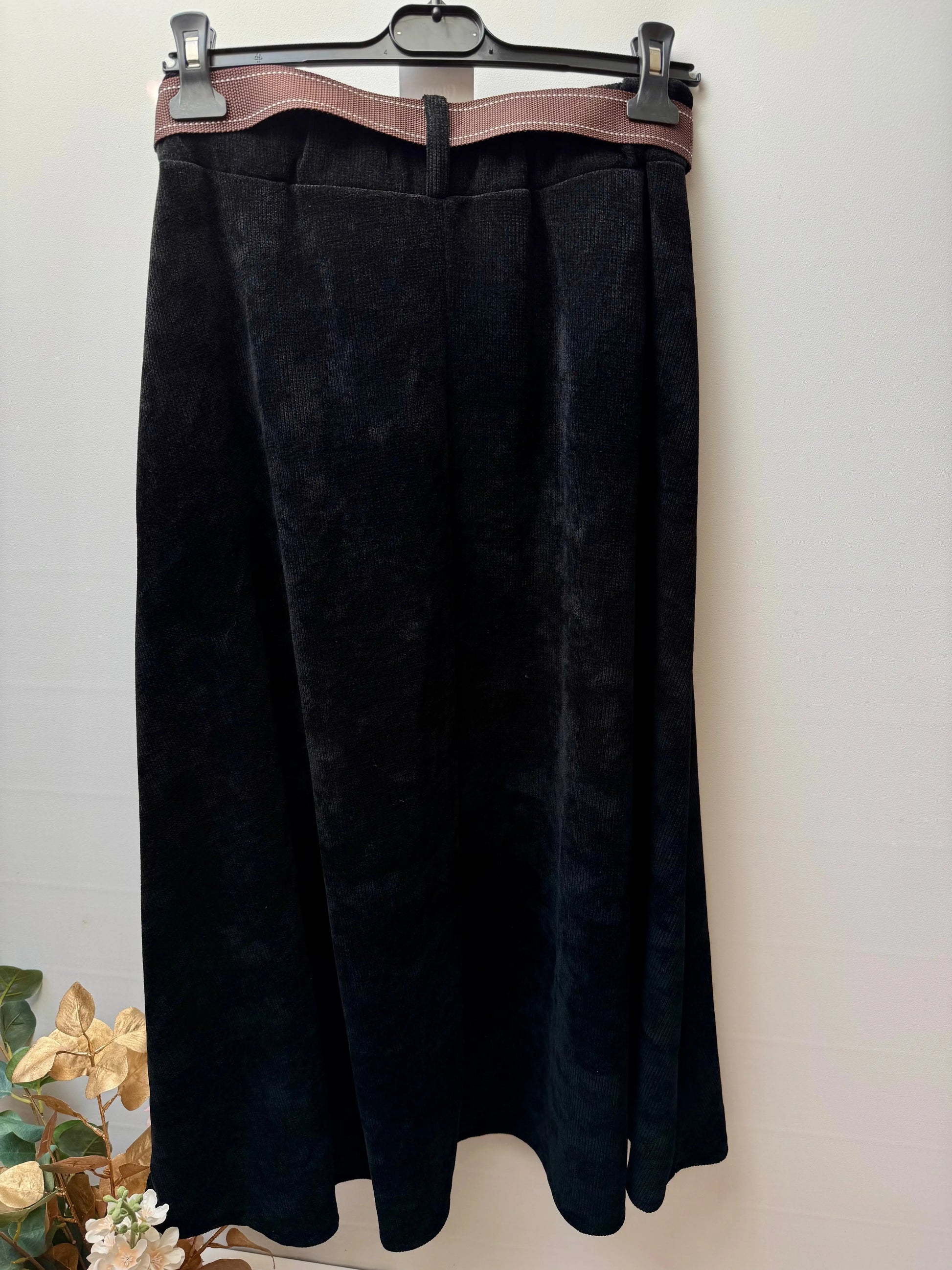 Jupe longue velours côtelée - Jade LUIZACCO