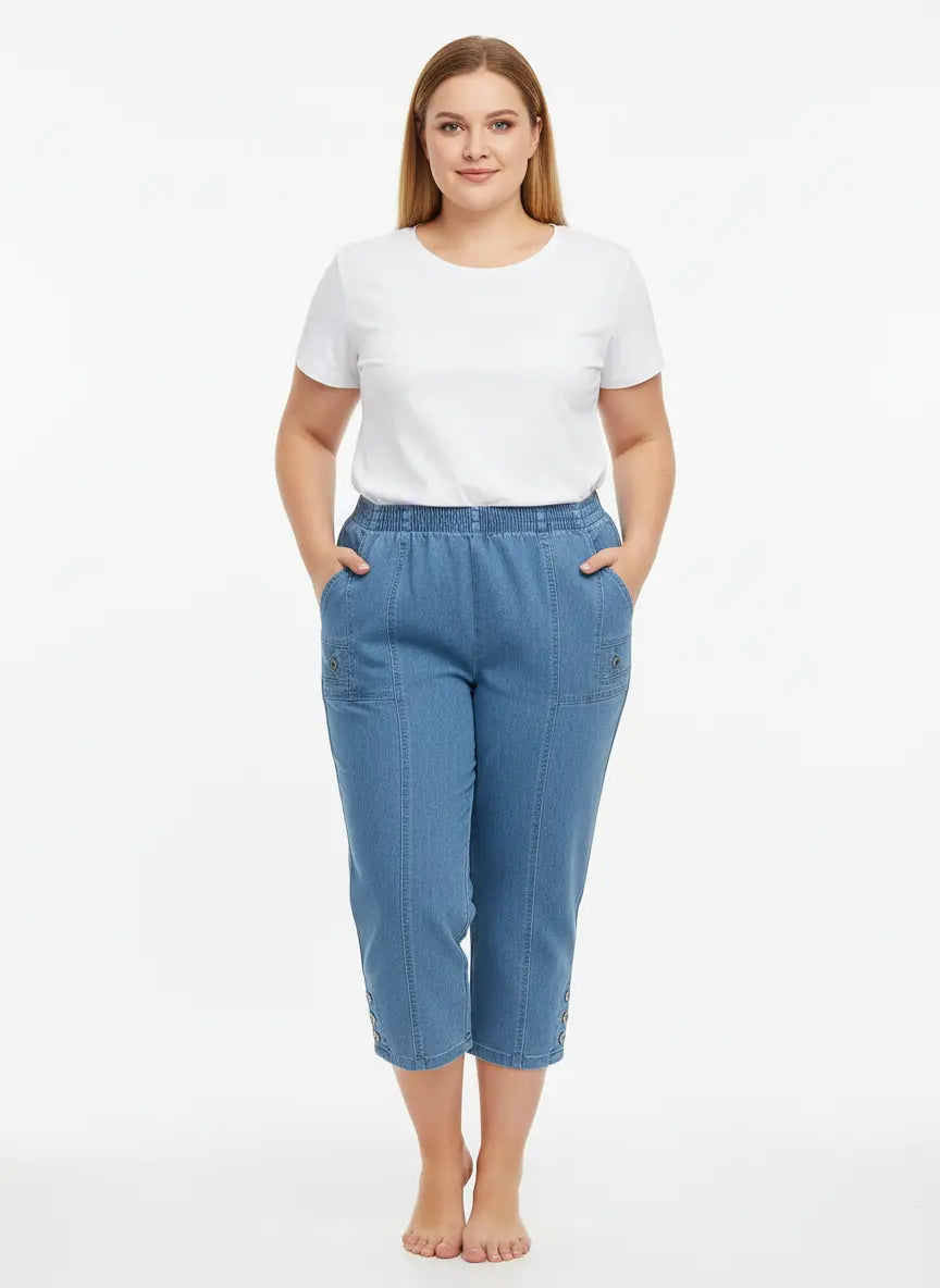 Pantacourt jeans - Gina