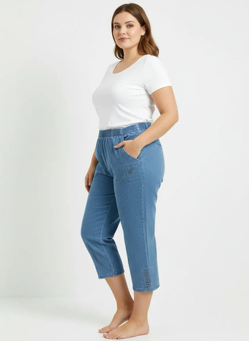 Pantacourt jeans - Gina