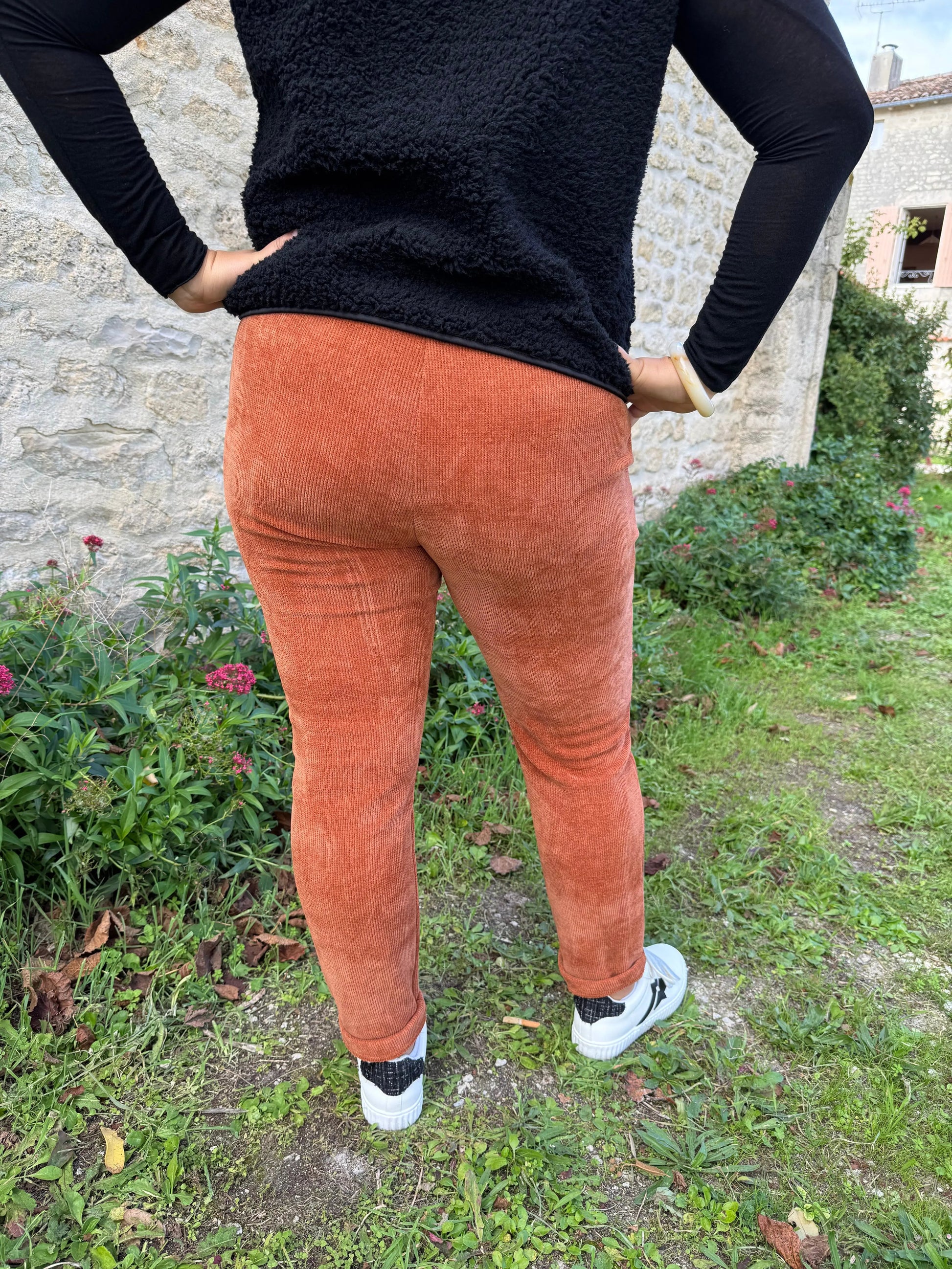 Pantalon velours côtelé - Spinelle LUIZACCO
