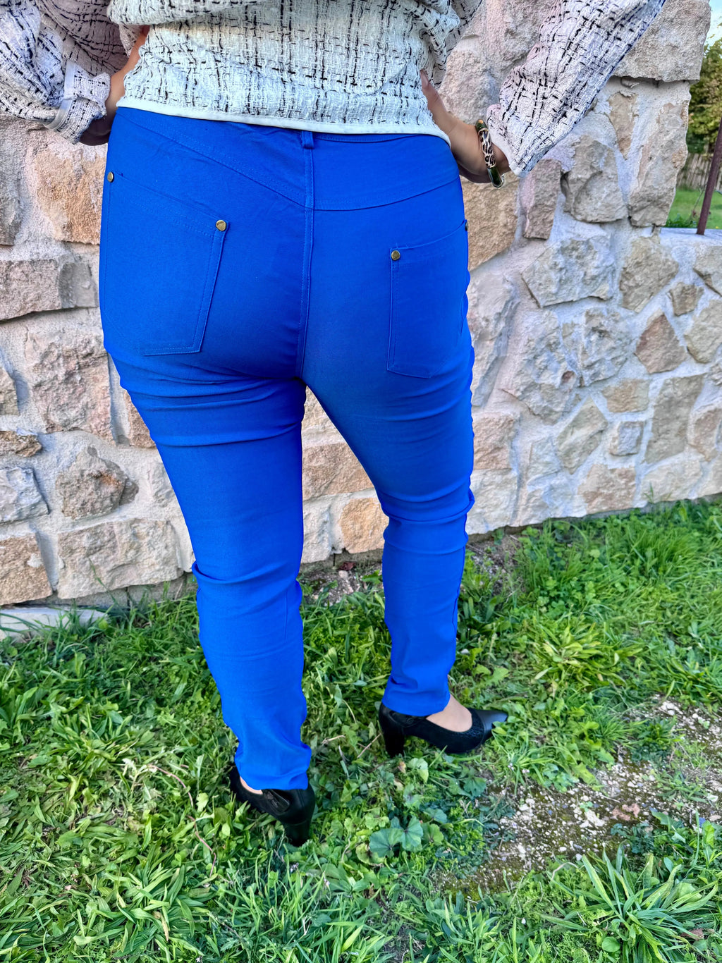 Pantalon style jeans elasthanne - Céline NH-3