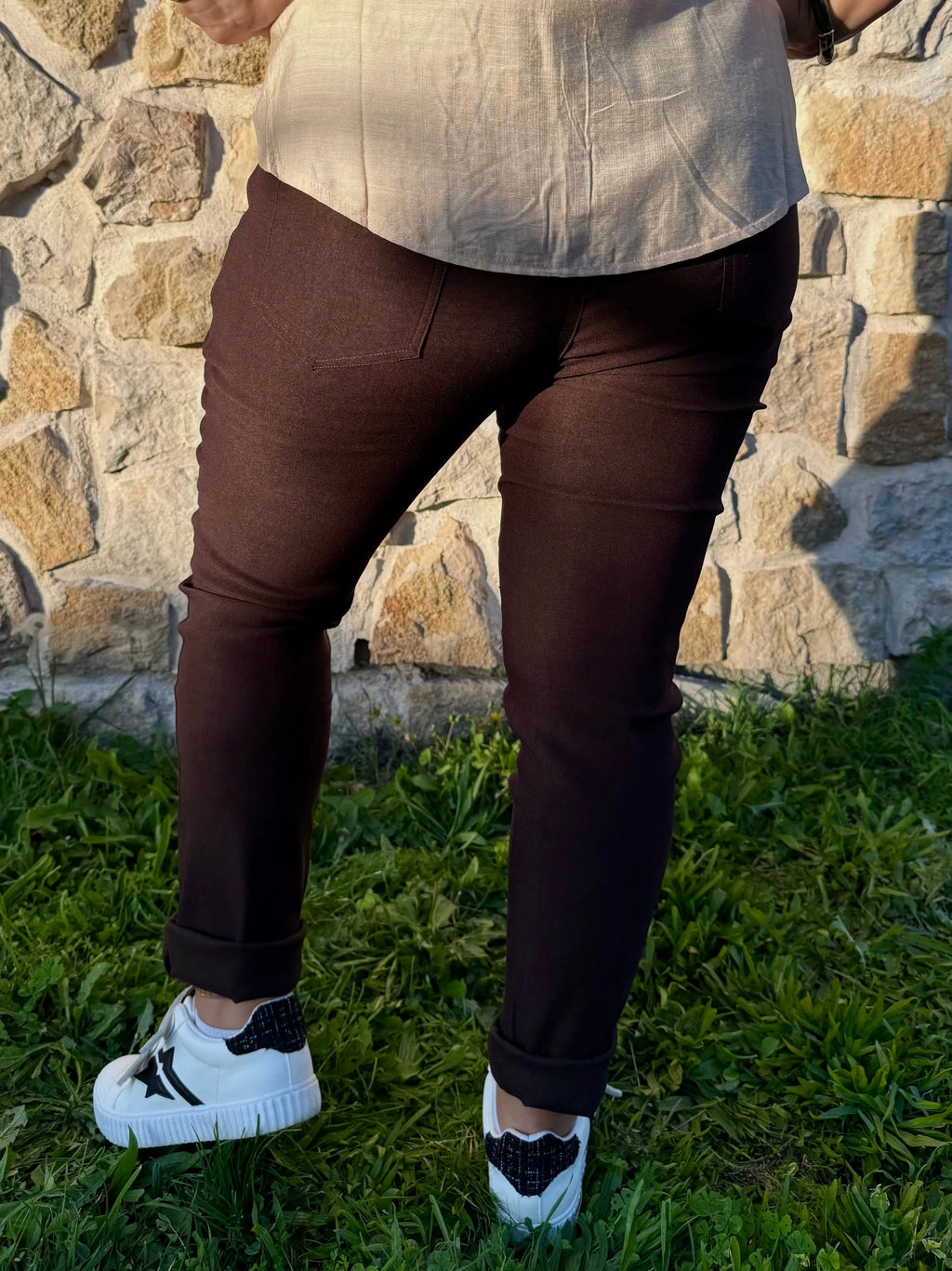 Pantalon style jeans elasthanne - Céline NH-3