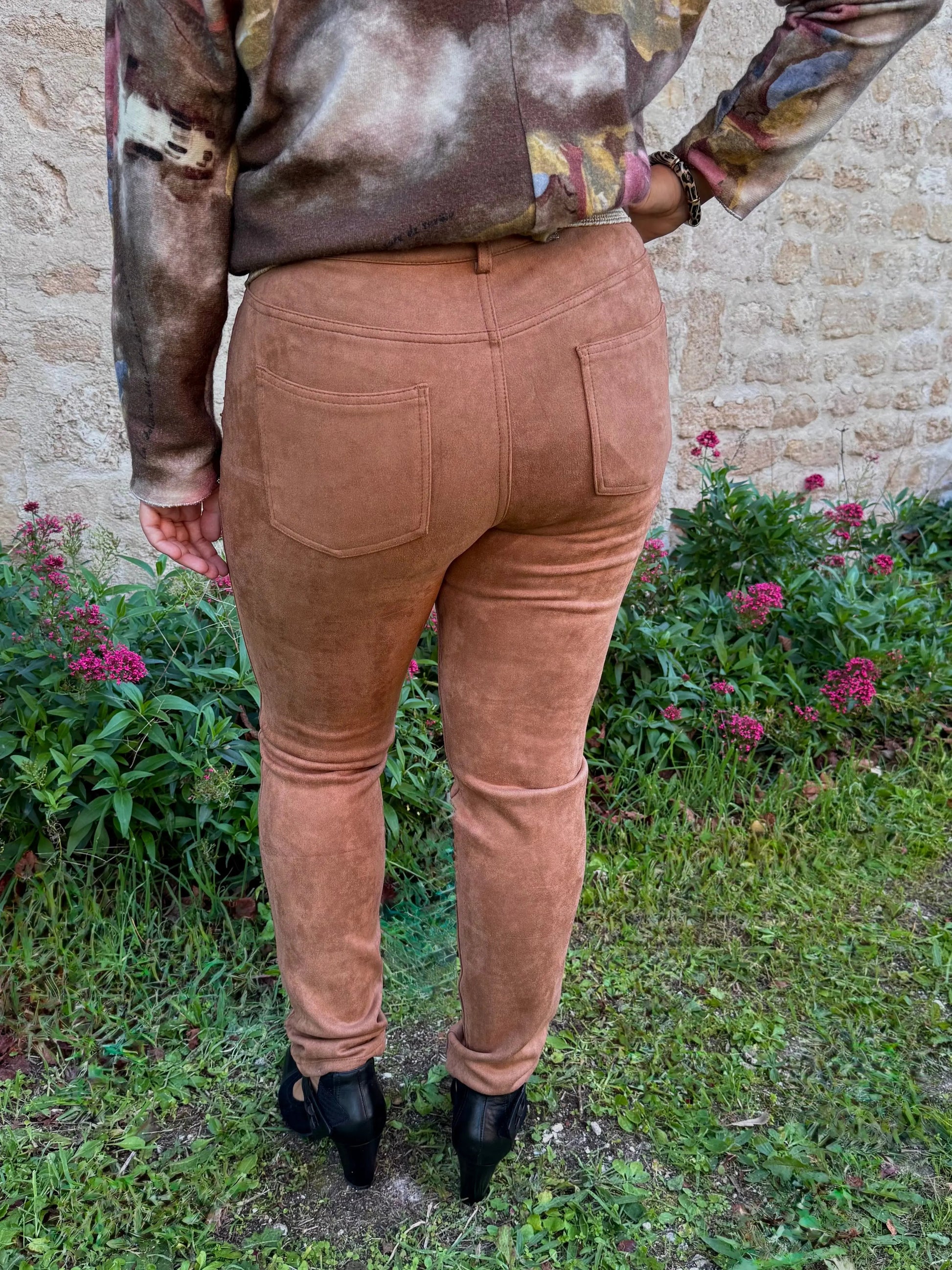 Pantalon suédine - Aventurine LUIZACCO