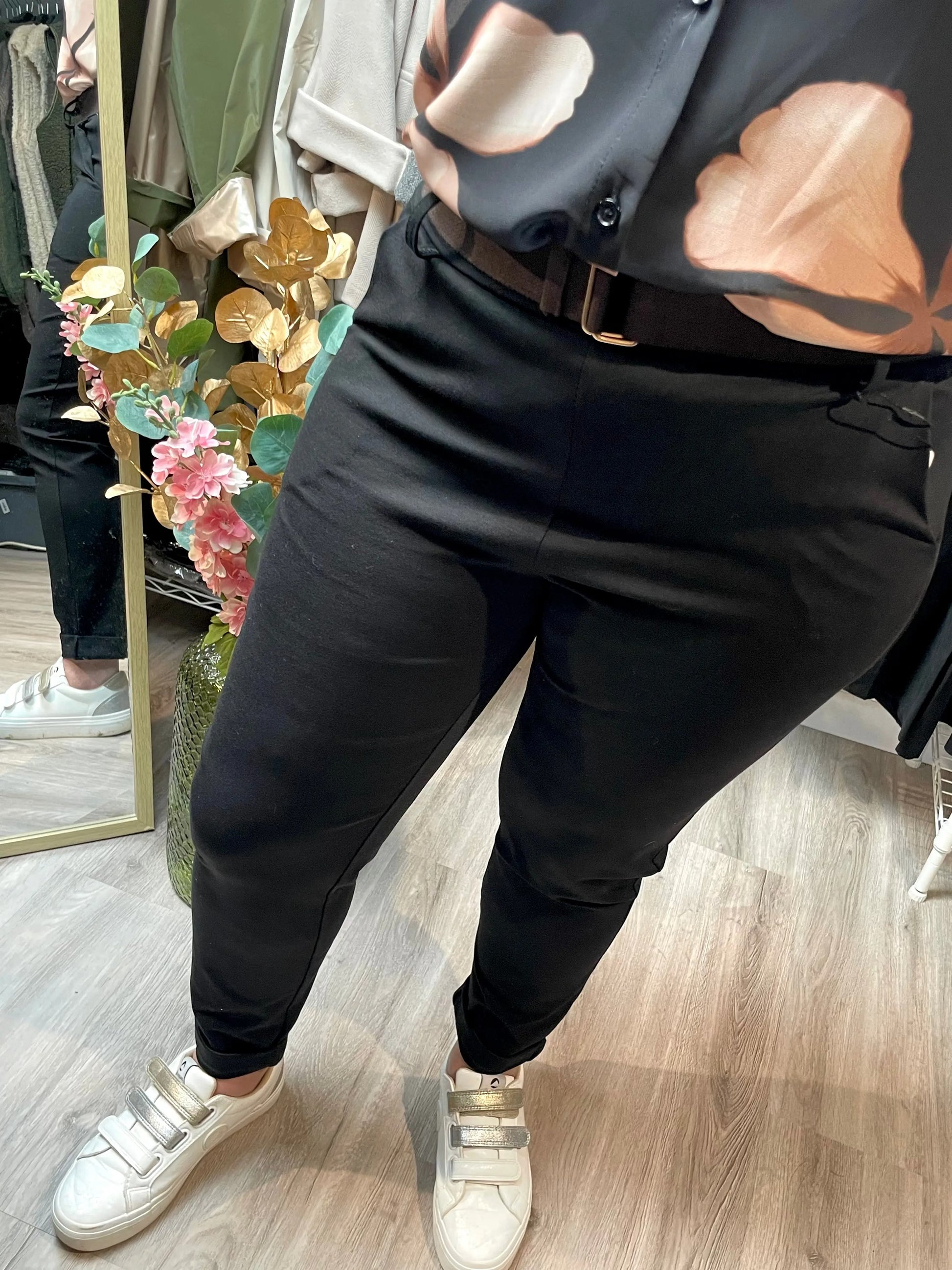 Pantalon taille haute - Sodalite LUIZACCO