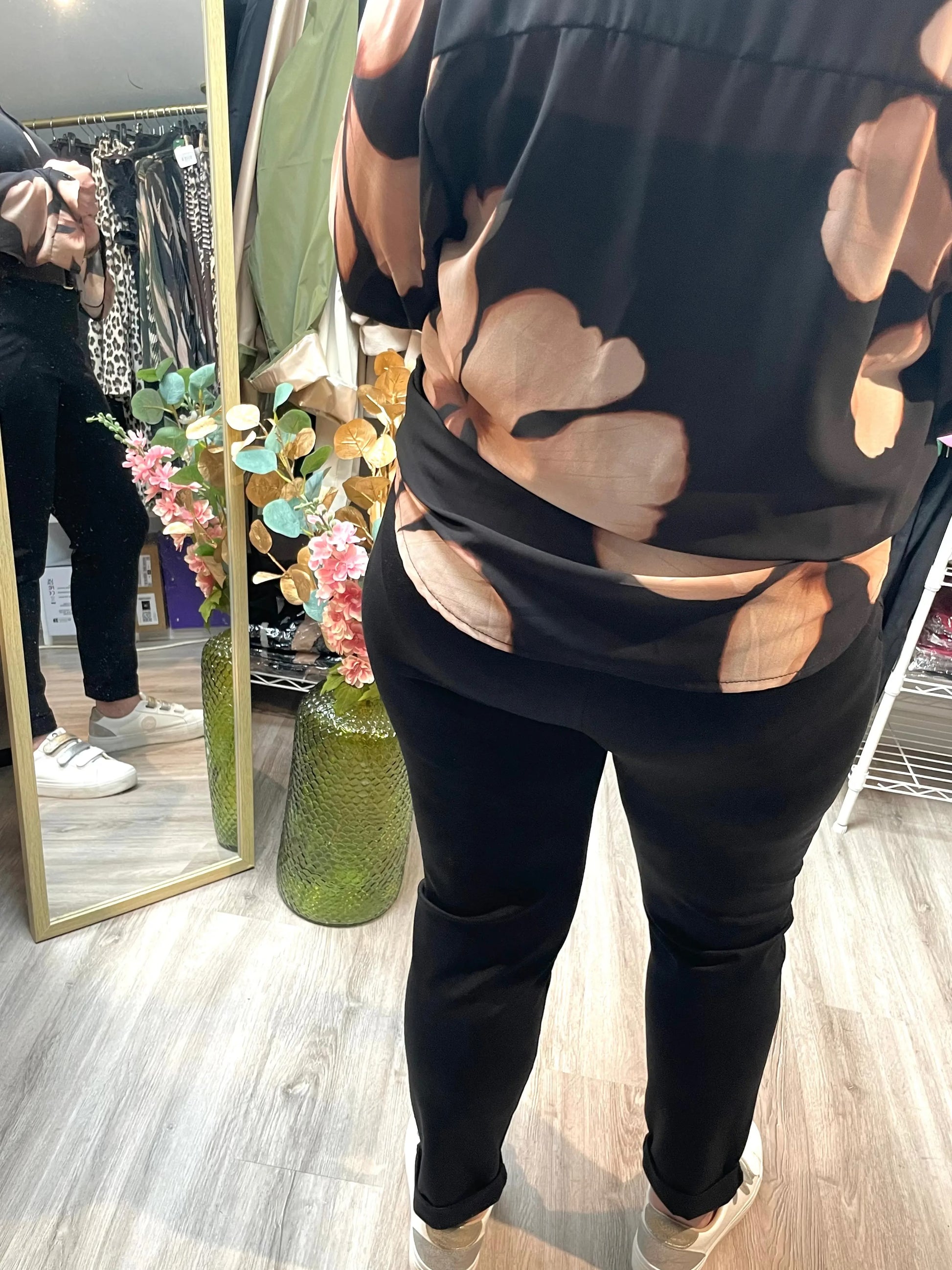 Pantalon taille haute - Sodalite LUIZACCO