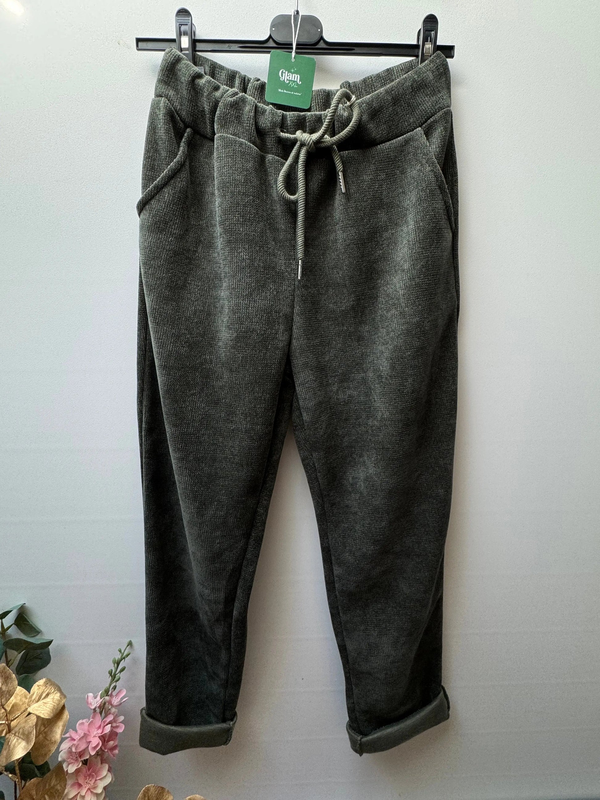 Pantalon velours côtelé - Spinelle LUIZACCO