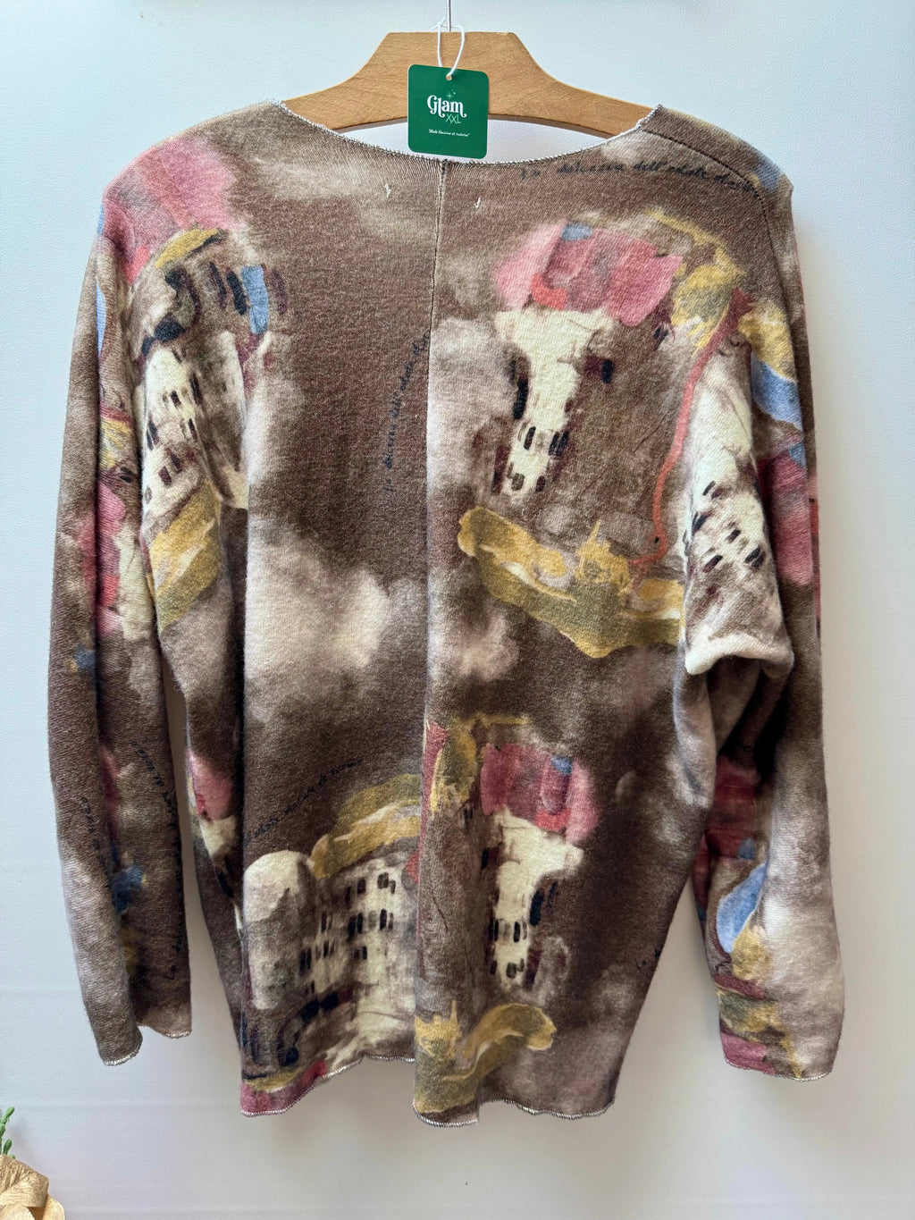 Pull imprimé en laine - Tanzanite LUIZACCO