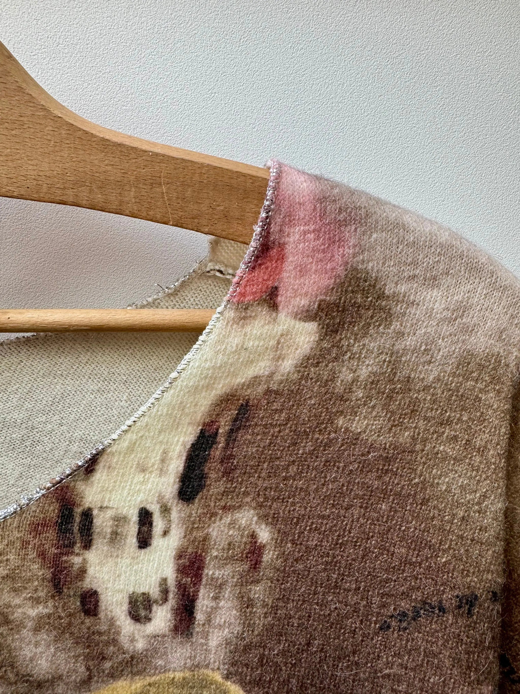 Pull imprimé en laine - Tanzanite LUIZACCO