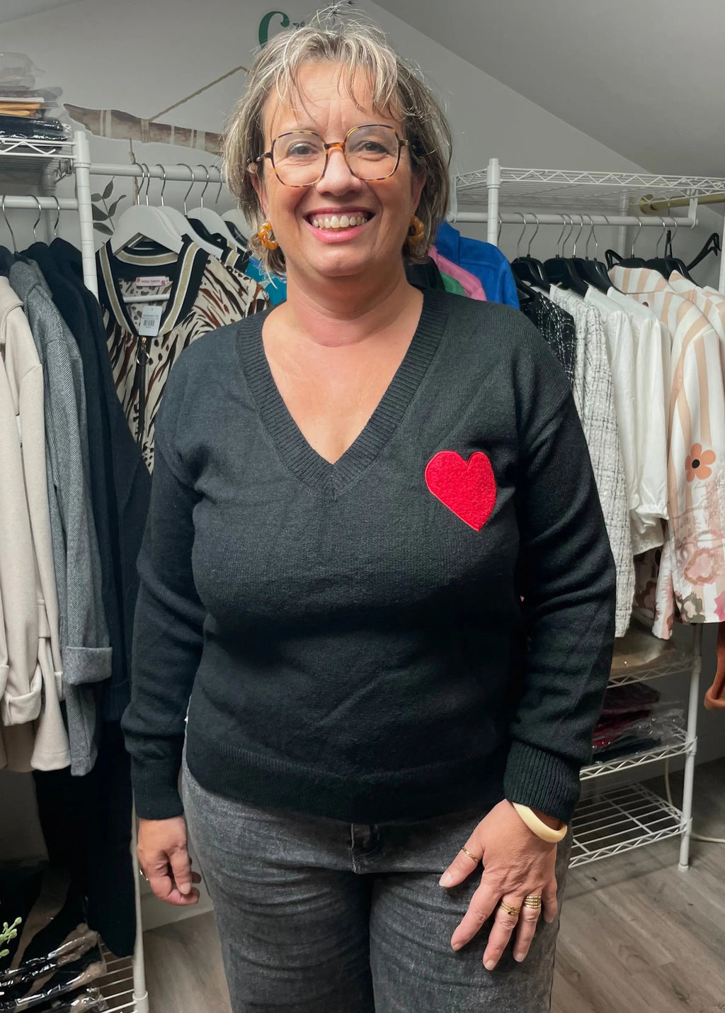 Pull coeur - Tulipier PARIS & MOI