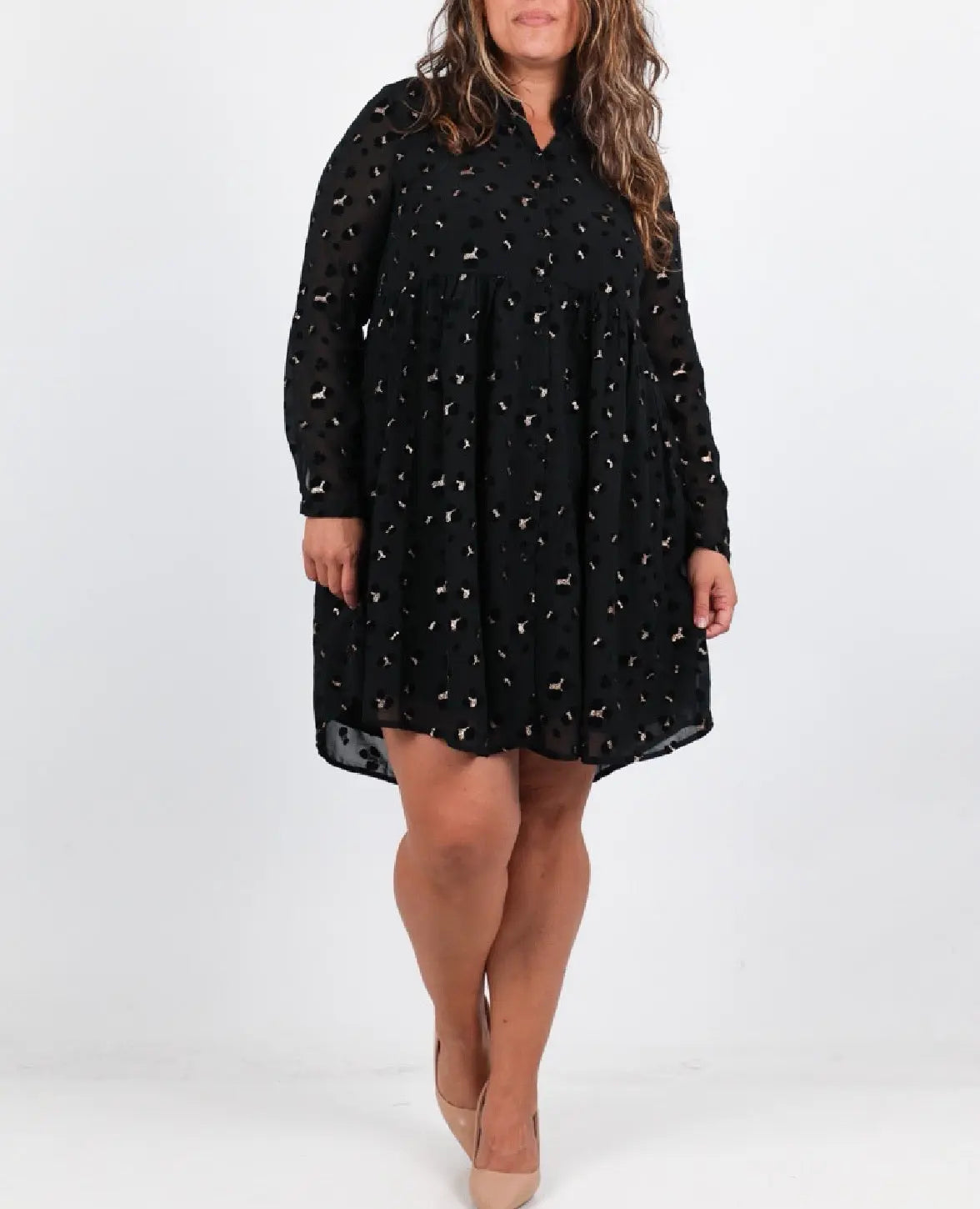 Robe courte manche longue - Taylor LILIE ROSE