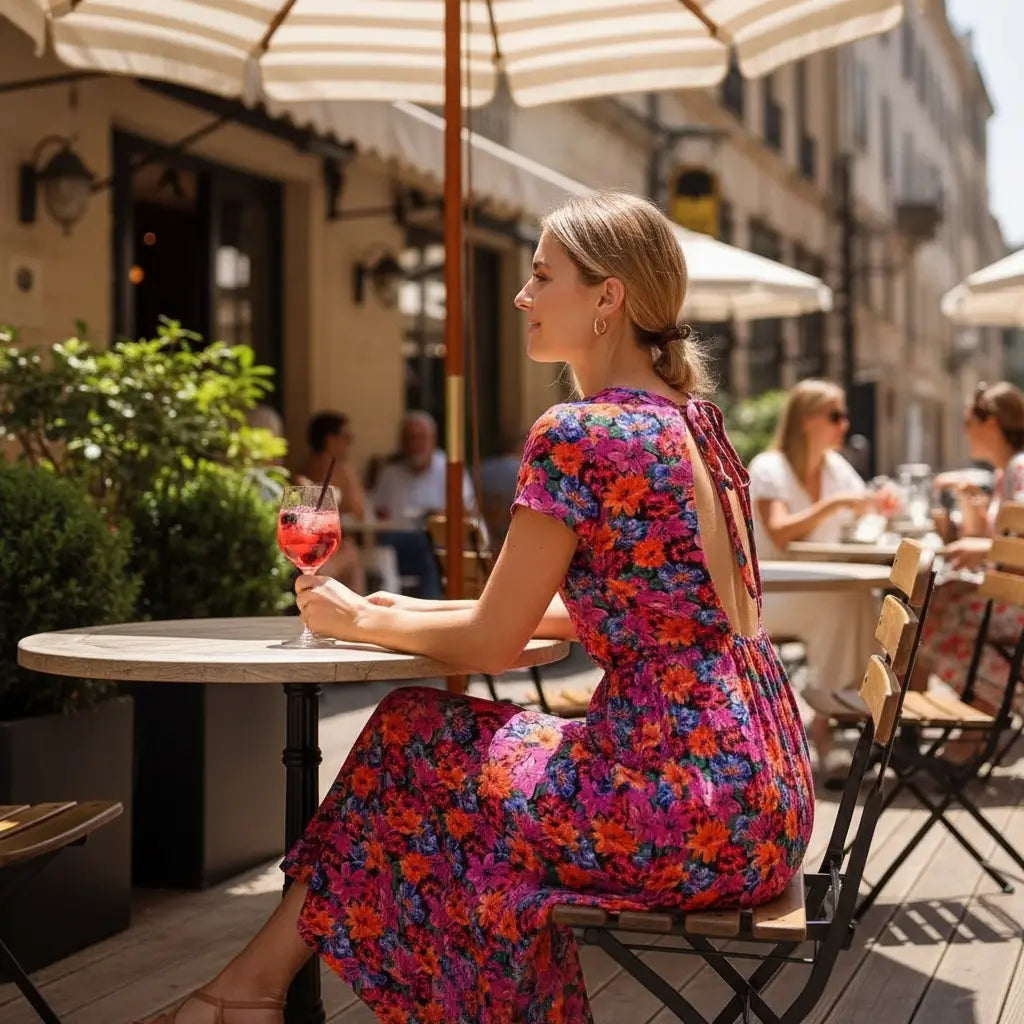 Robe longue - Pivoine