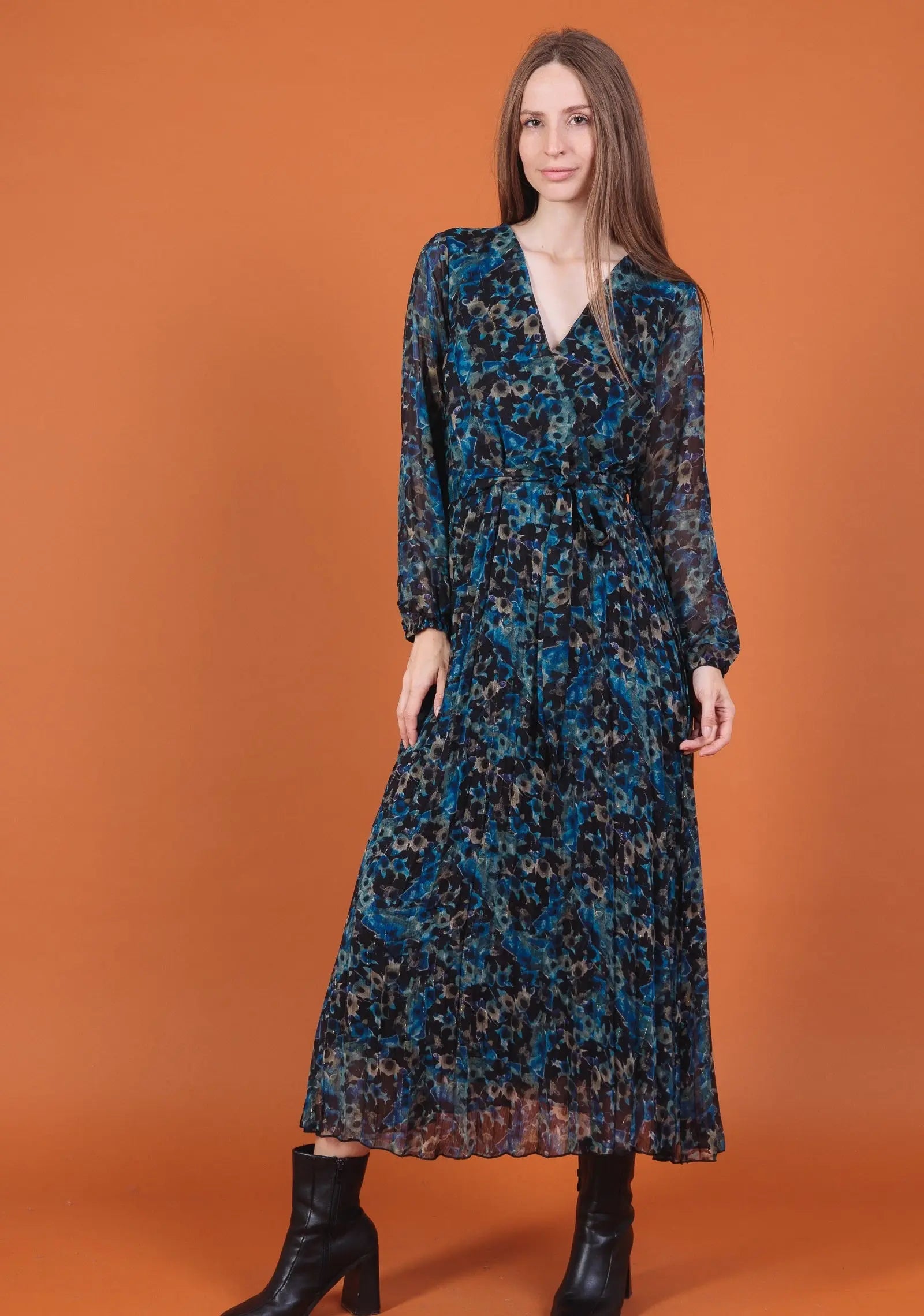 Robe longue imprimée - Brooke LILIE ROSE