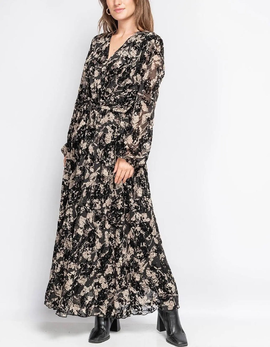 Robe longue imprimée - Joyce LILIE ROSE