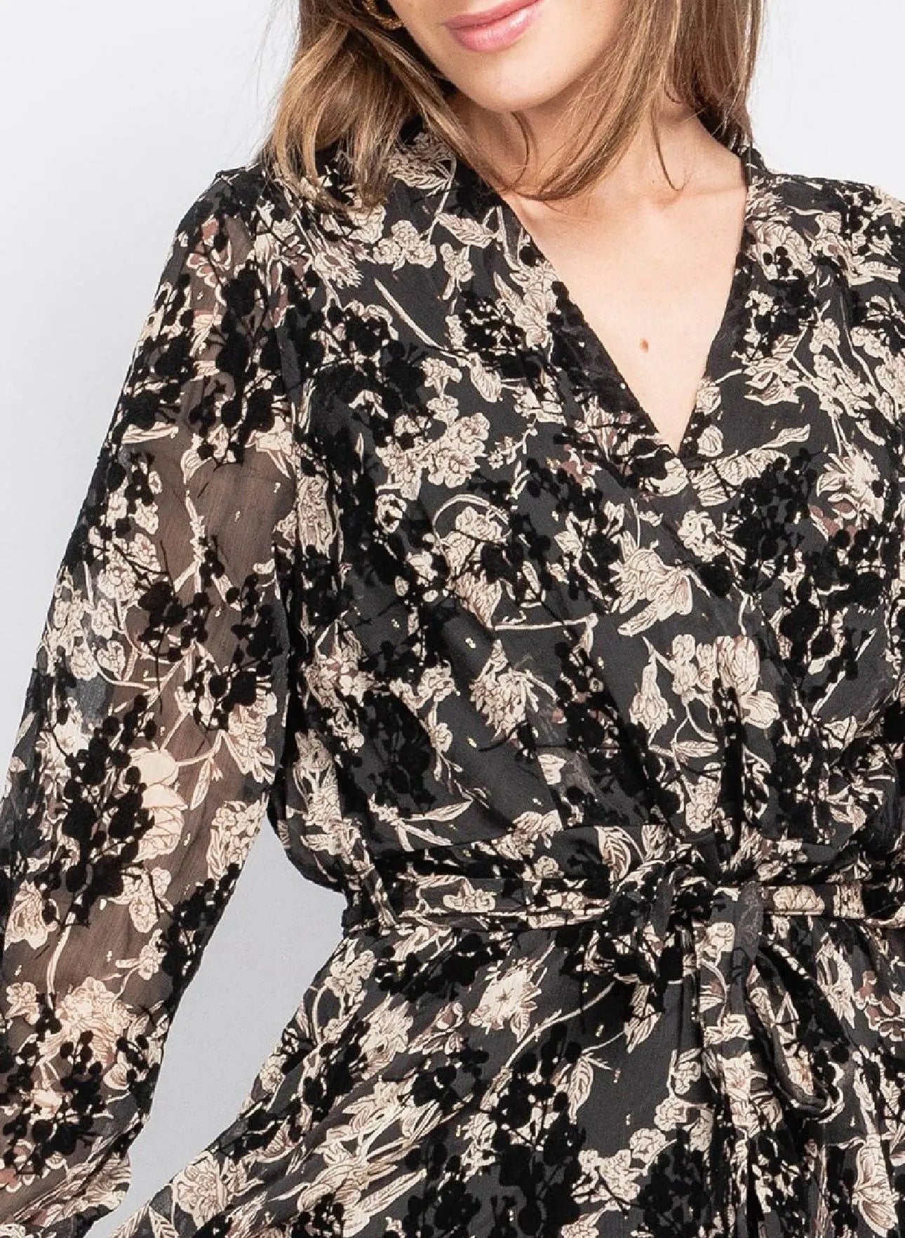 Robe longue imprimée - Joyce LILIE ROSE