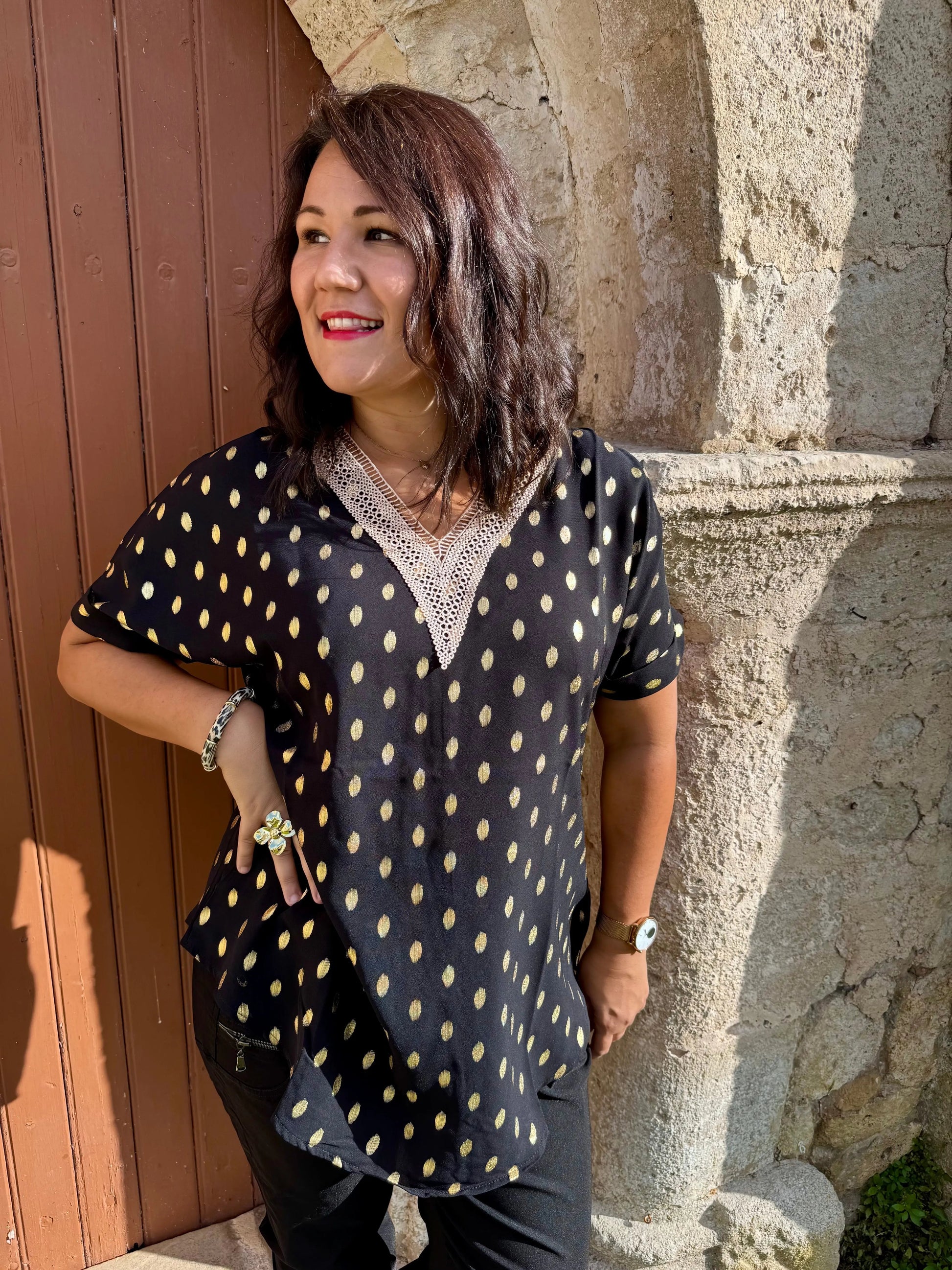 Tunique à pois - Dorothée NH-3