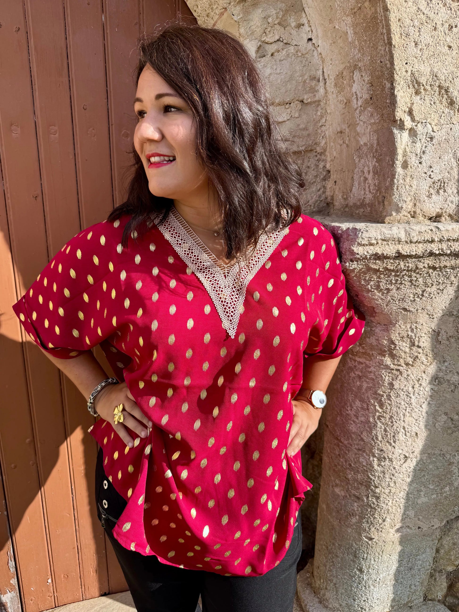 Tunique à pois - Dorothée NH-3