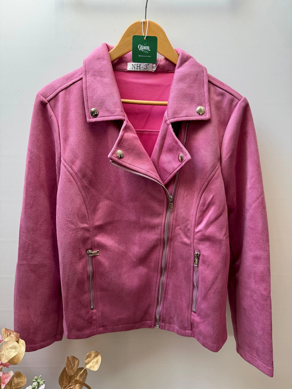 Veste perfecto en suedine -  Pauline NH-3